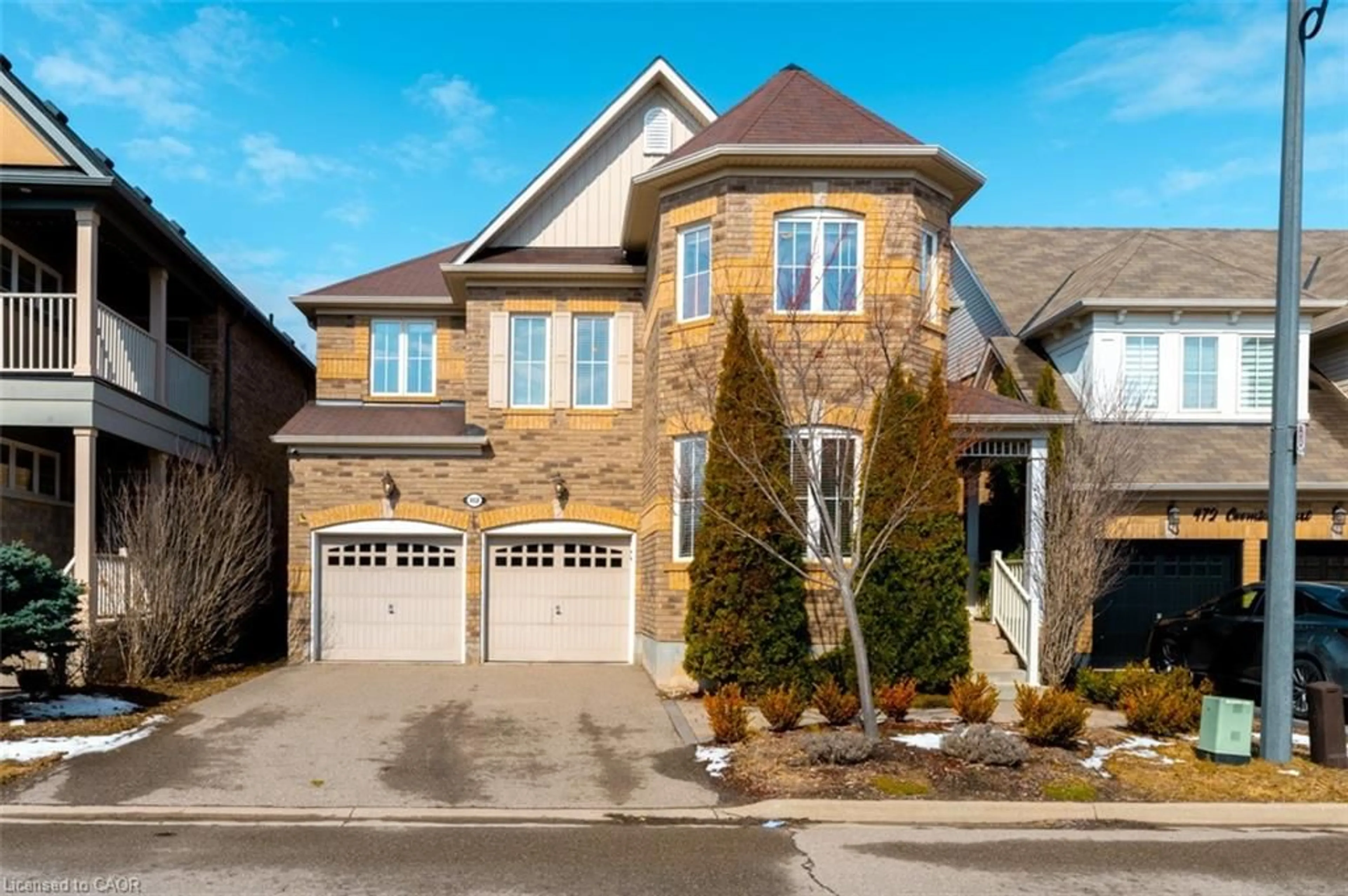 Home with brick exterior material, street for 468 Coombs Crt, Milton Ontario L9T 7N5
