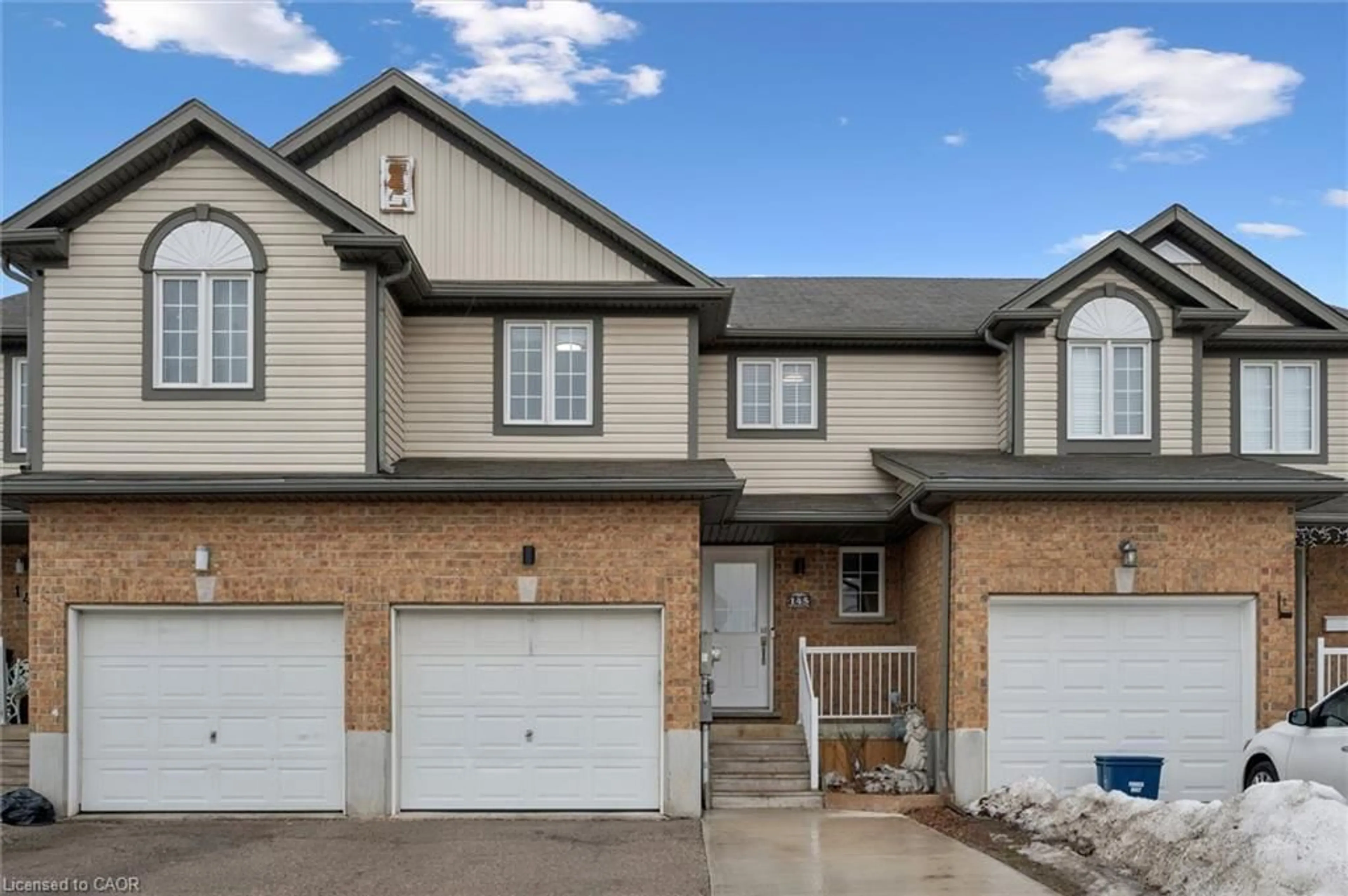 Home with brick exterior material, street for 145 Prosperity Dr, Kitchener Ontario N2E 4E8