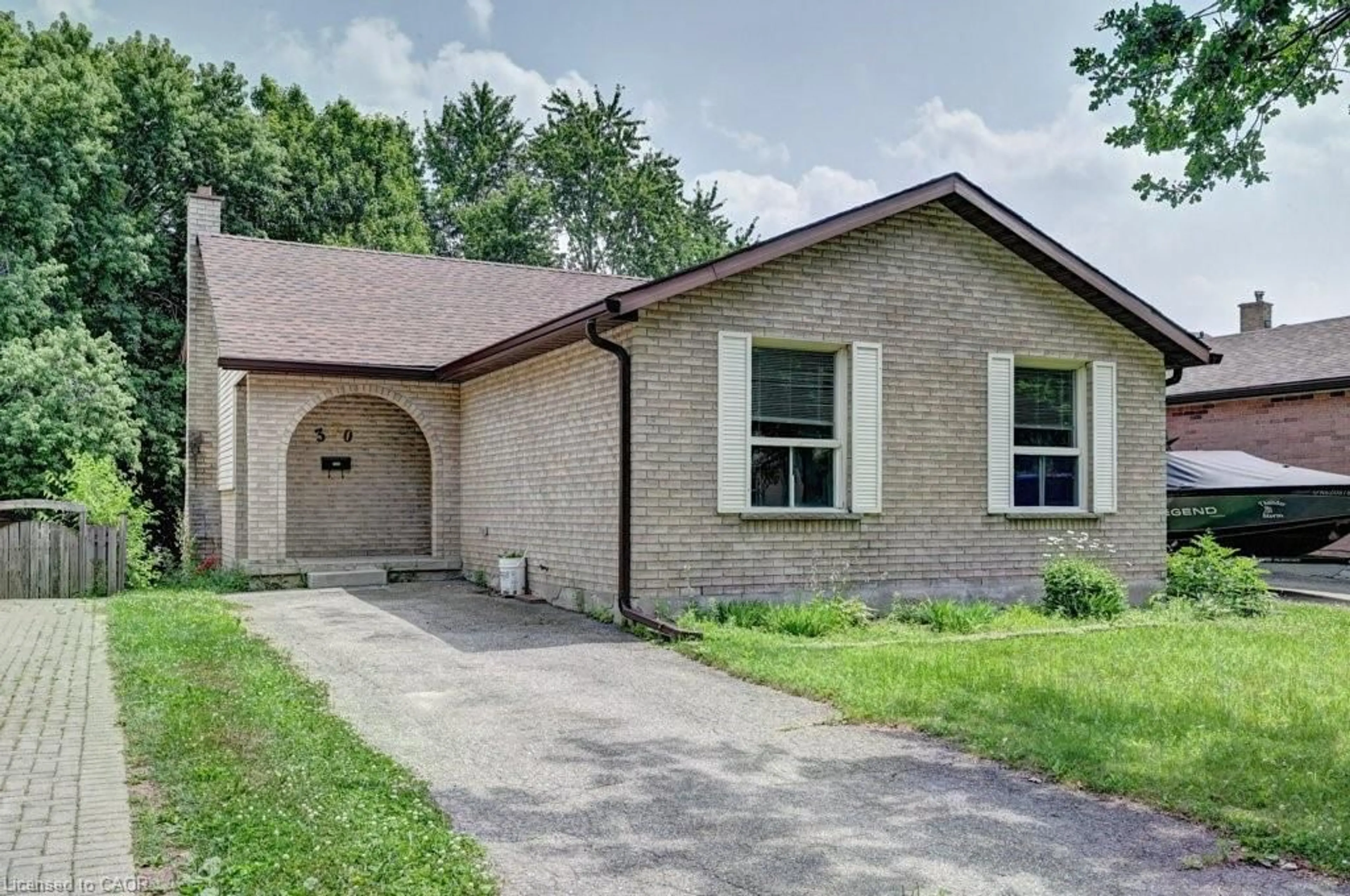 Home with brick exterior material, street for 370 Cornerbrook Pl, Waterloo Ontario N2V 1M3