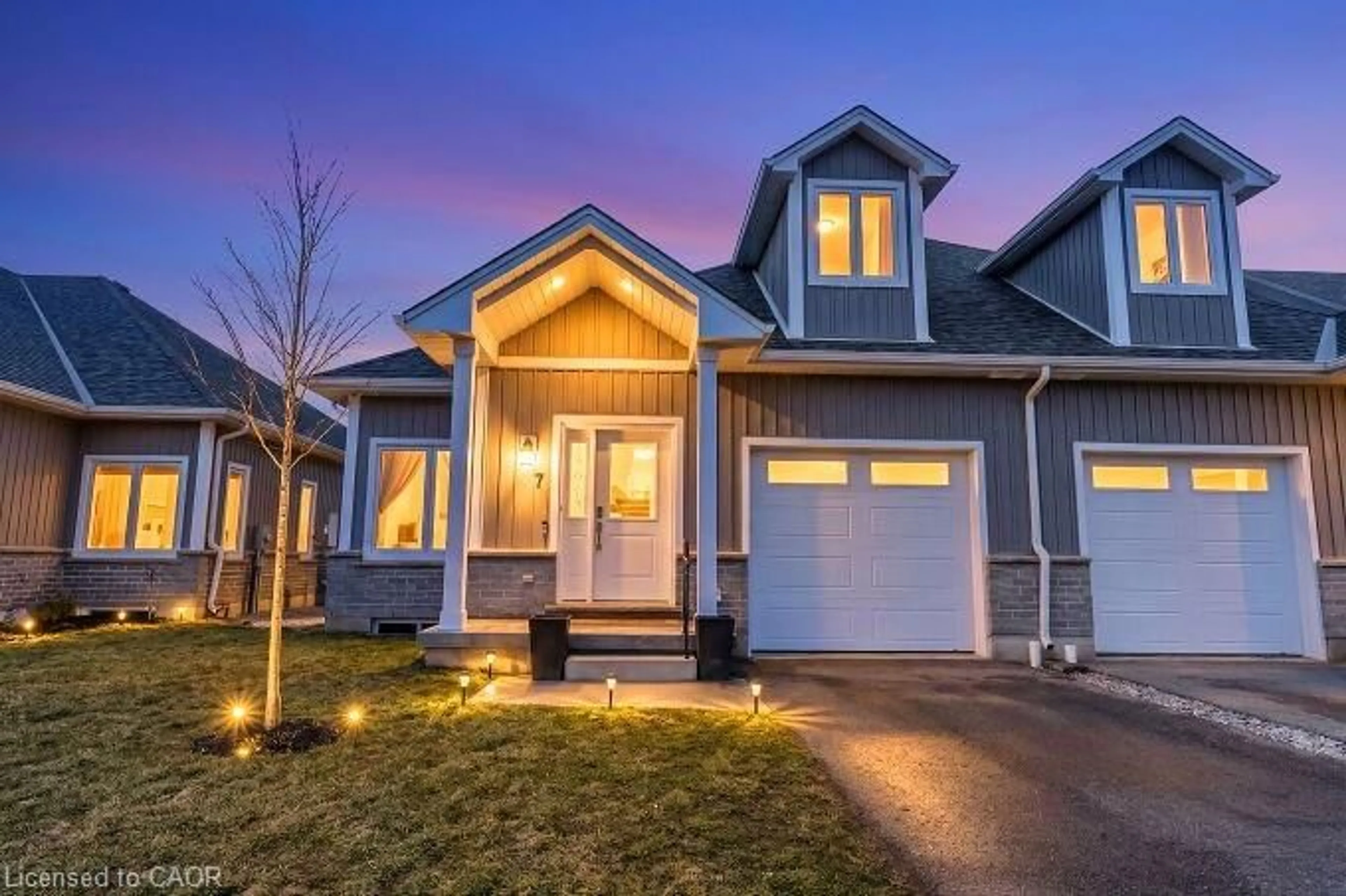 Home with vinyl exterior material, street for 744 Nelson St #7, Port Dover Ontario N0A 1N0