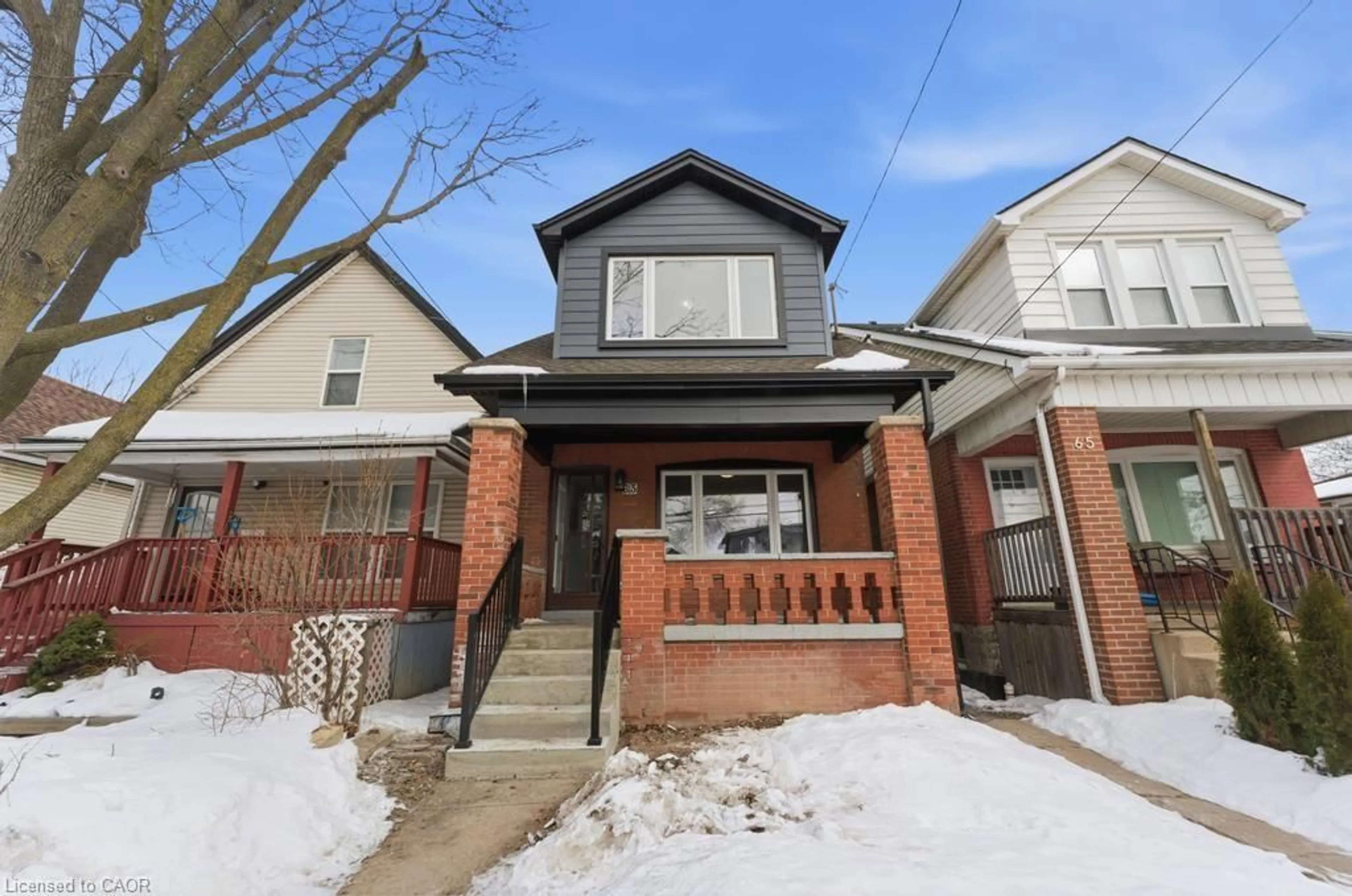 Home with brick exterior material, street for 63 Argyle Ave, Hamilton Ontario L8H 2S8