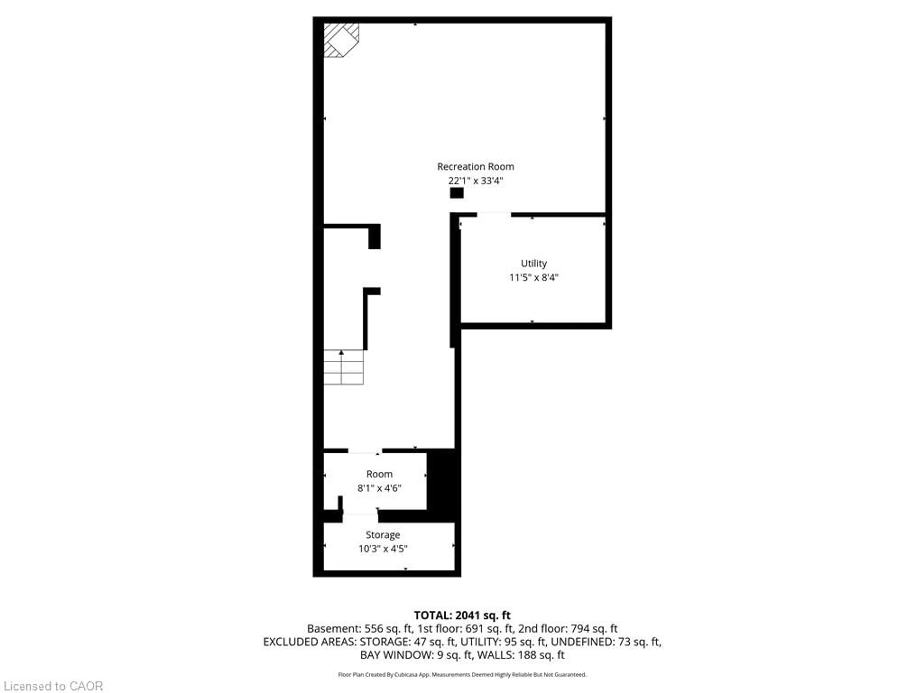 Floor plan for 61 Kendrick Crt, Ancaster Ontario L9G 5A5