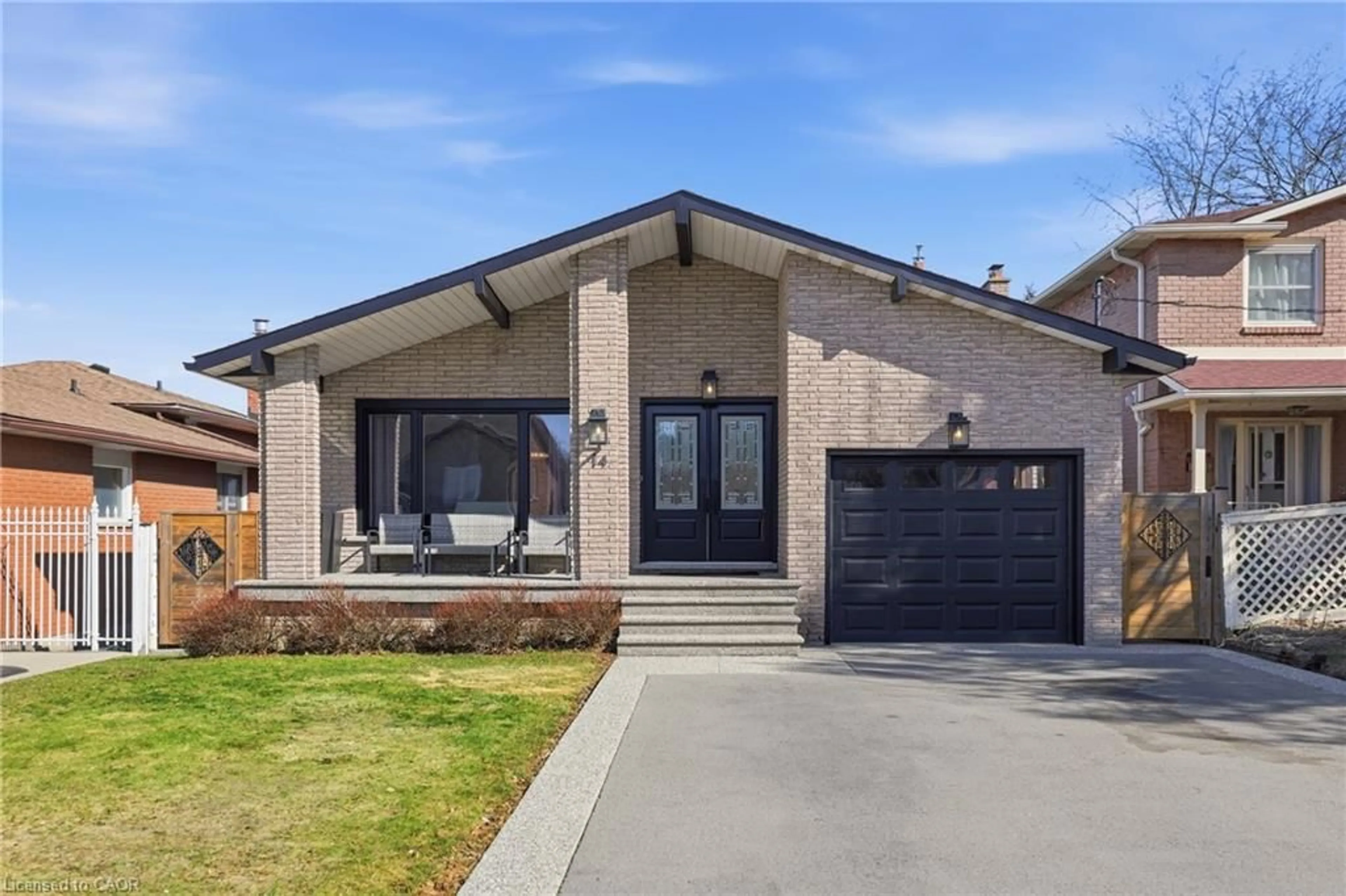 Home with brick exterior material, street for 14 Atkins Dr, Hamilton Ontario L9C 6S1