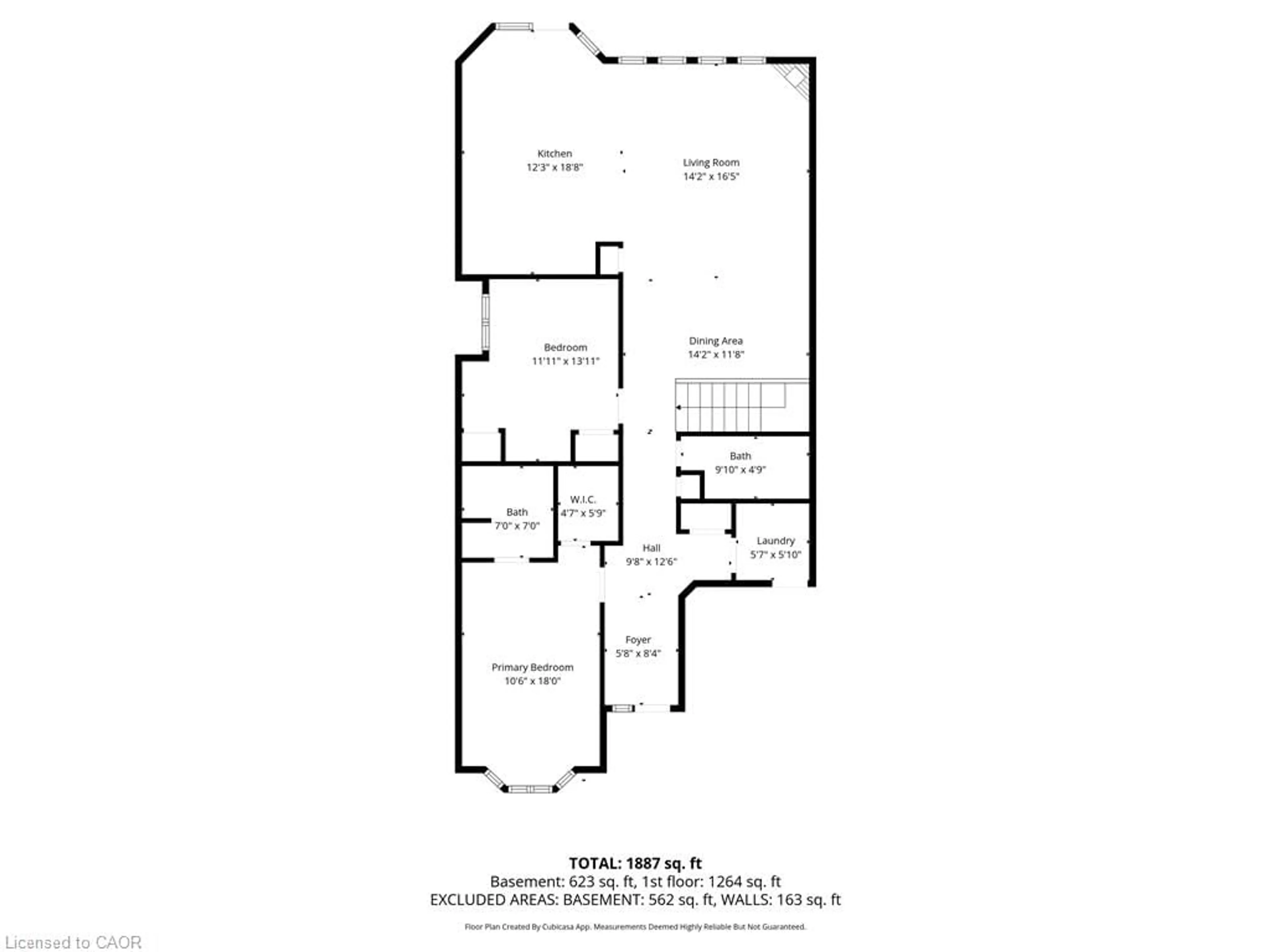 Floor plan for 18 Carolina Way, Port Rowan Ontario N0E 1M0