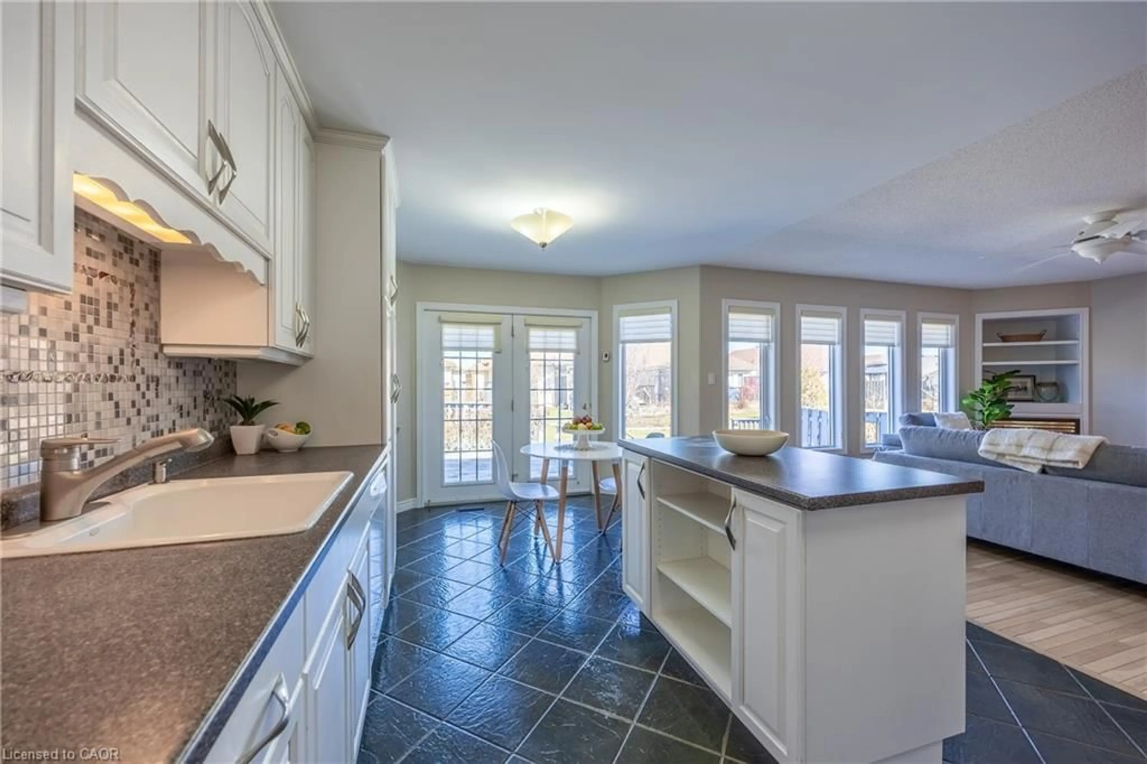 Open concept kitchen, ceramic/tile floor for 18 Carolina Way, Port Rowan Ontario N0E 1M0