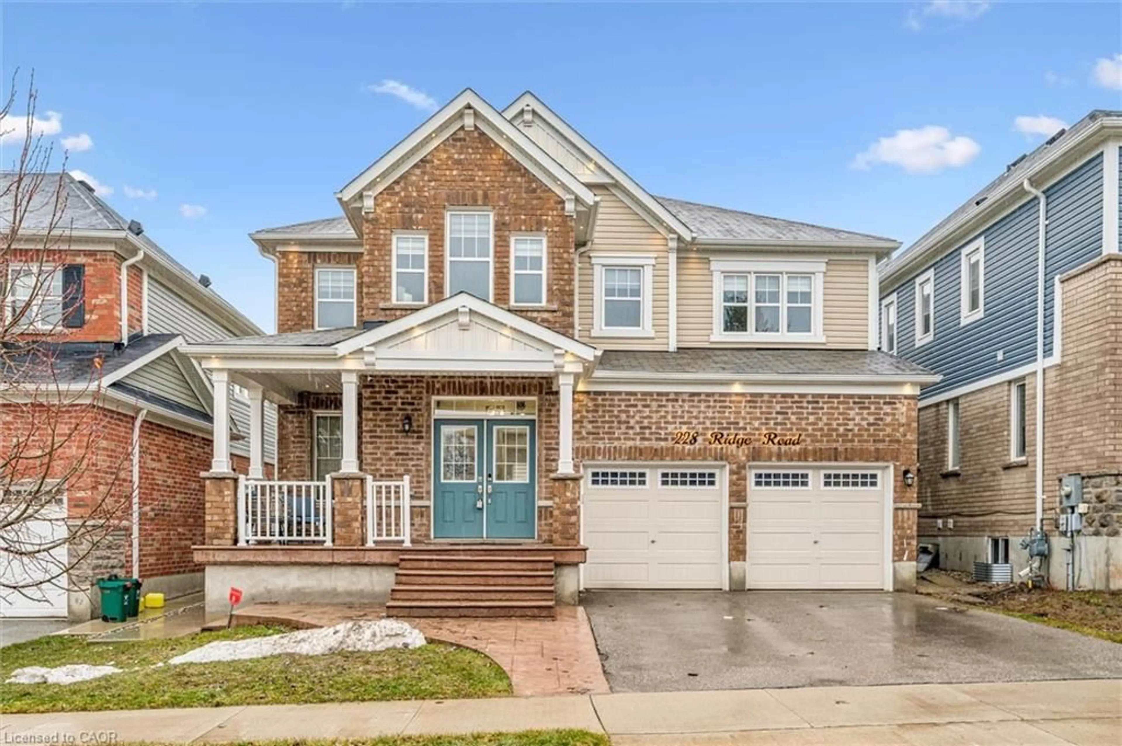 Home with brick exterior material, street for 228 Ridge Rd, Cambridge Ontario N2E 0C2