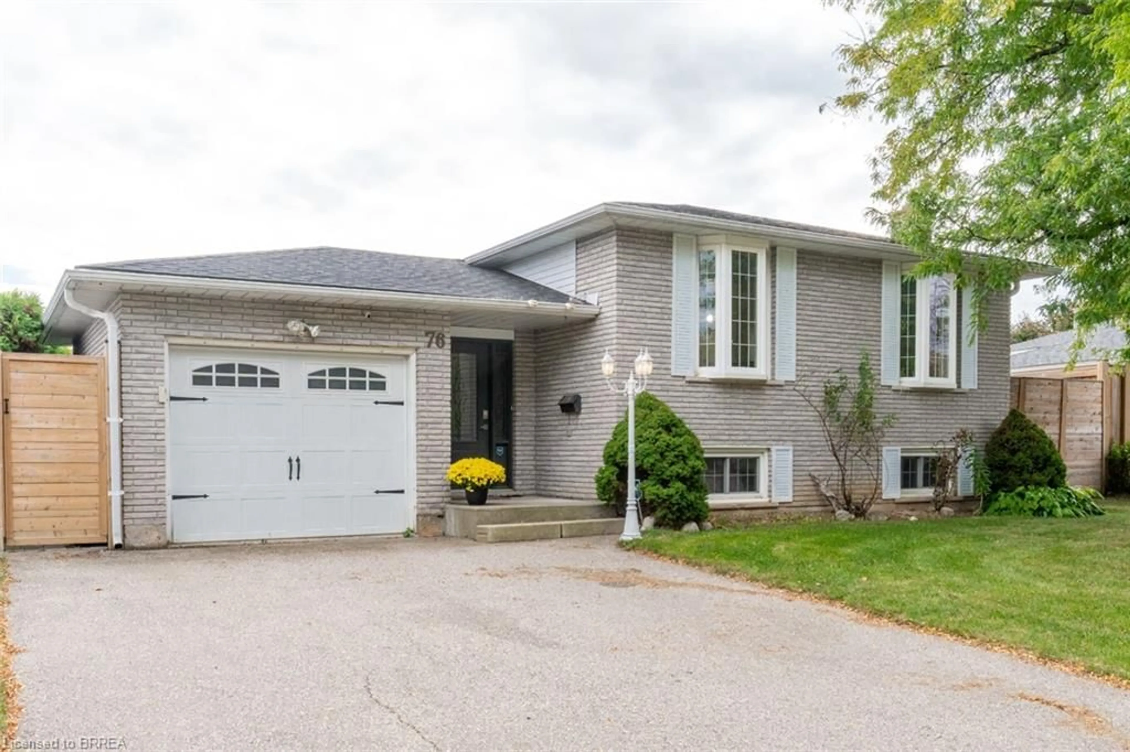 Home with brick exterior material, street for 76 Enfield Cres, Brantford Ontario N3P 1B2