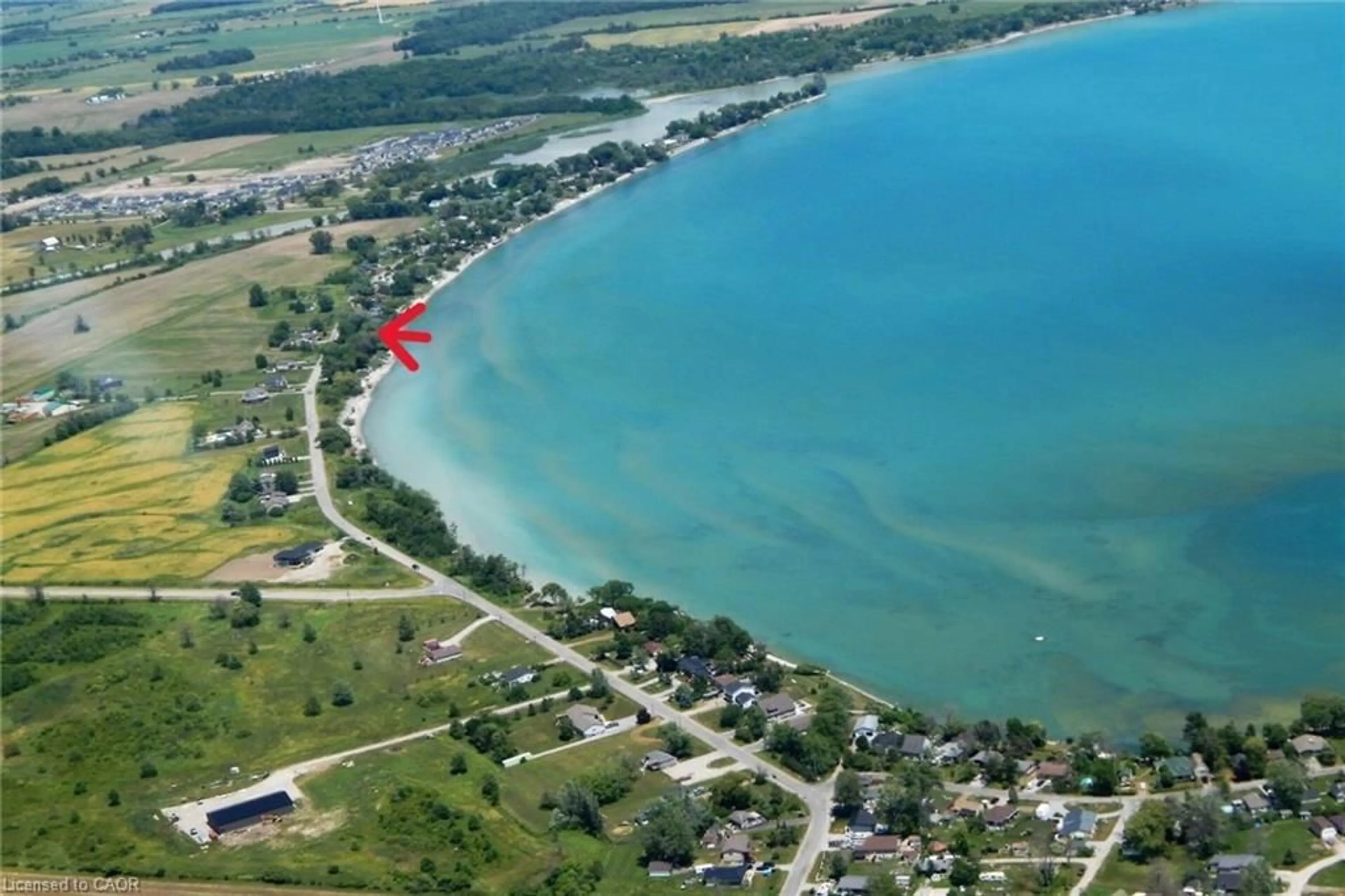 A pic from outside/outdoor area/front of a property/back of a property/a pic from drone, water/lake/river/ocean view for 968 South Coast Dr, Selkirk Ontario N0A 1L0