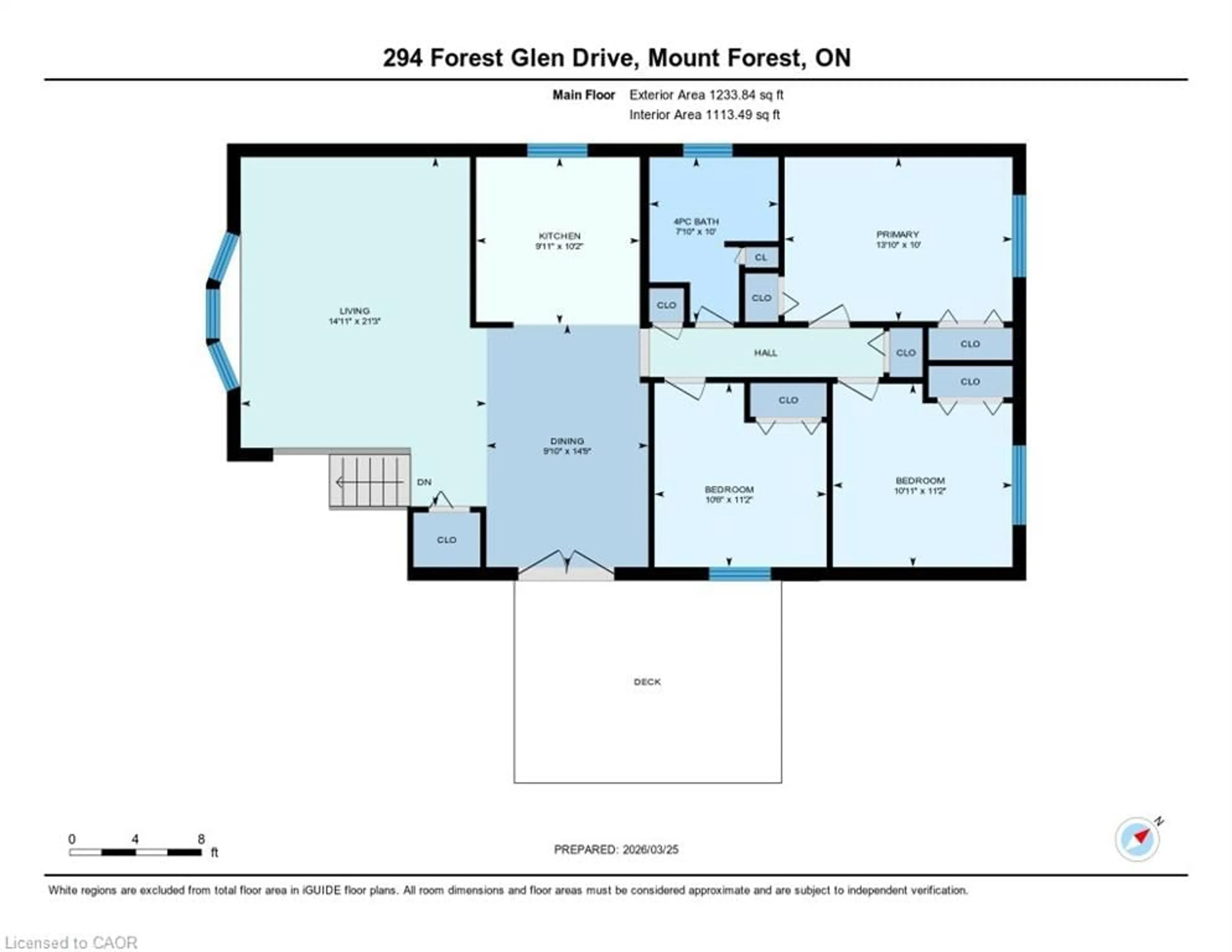 Floor plan for 294 Forest Glen Dr, Mount Forest Ontario N0G 2L2