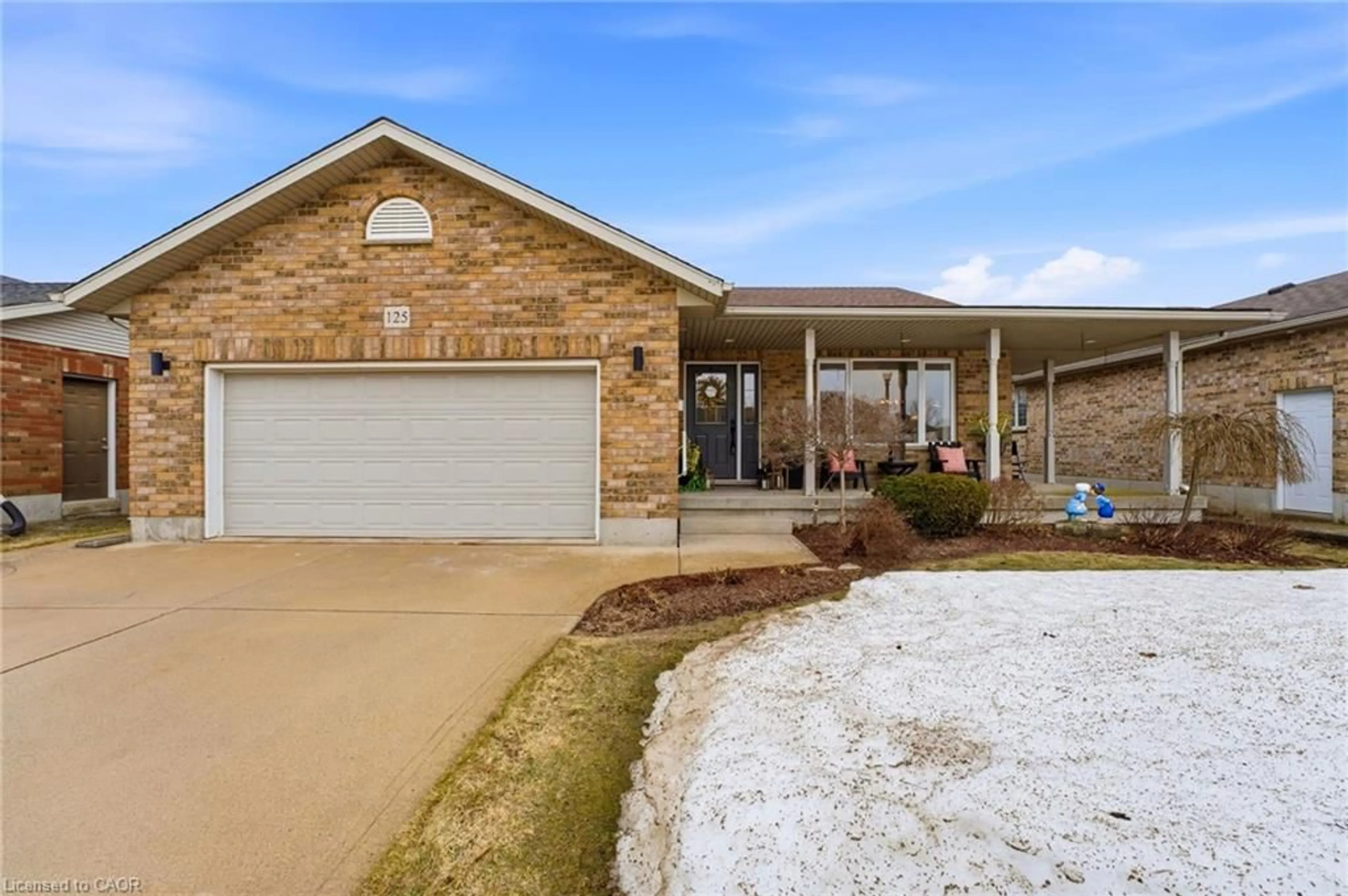 Home with brick exterior material, street for 125 Donegan St, Listowel Ontario N4W 3V5