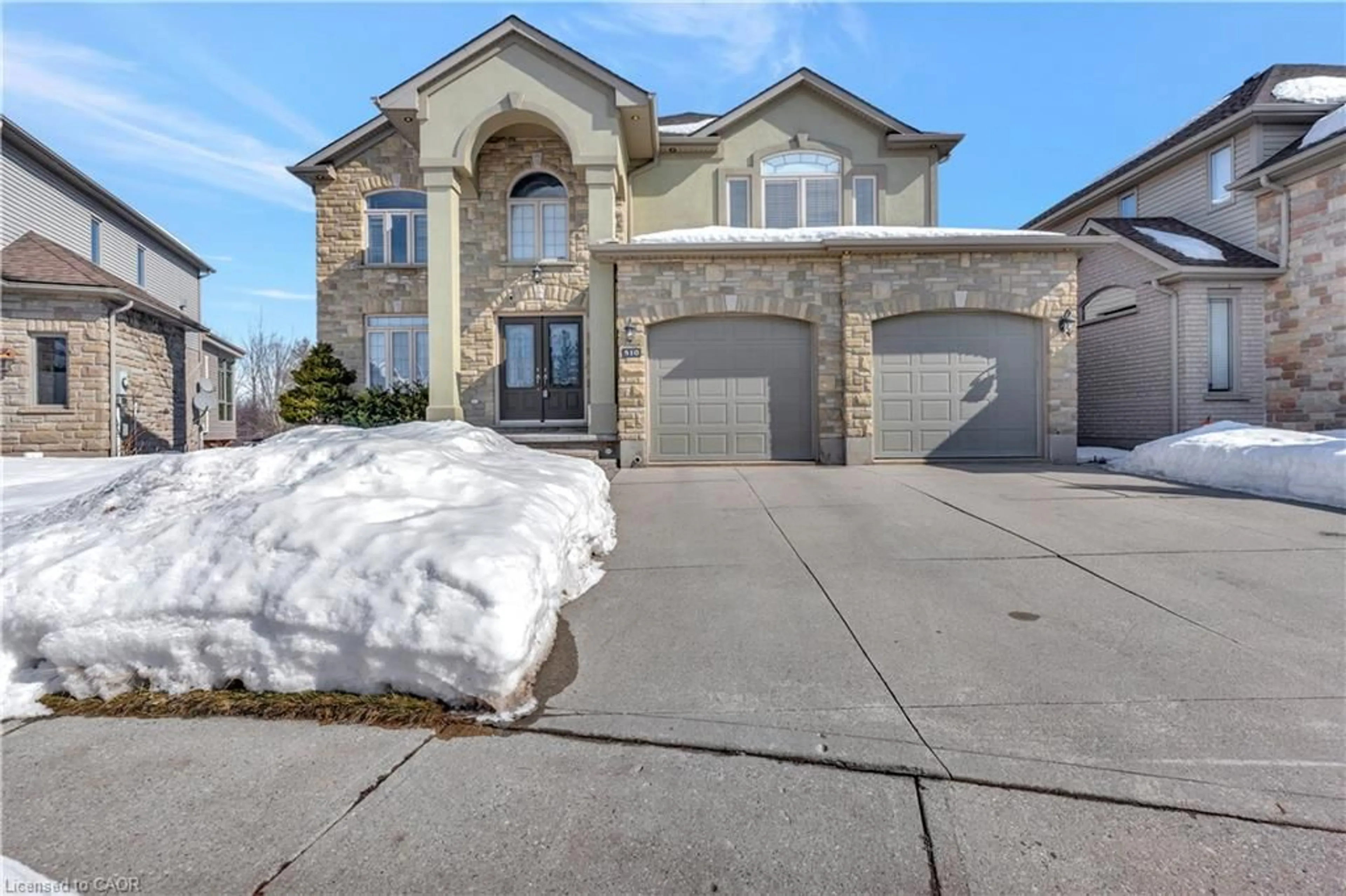 Home with brick exterior material, street for 510 Forest Gate Cres, Waterloo Ontario N2V 2X2