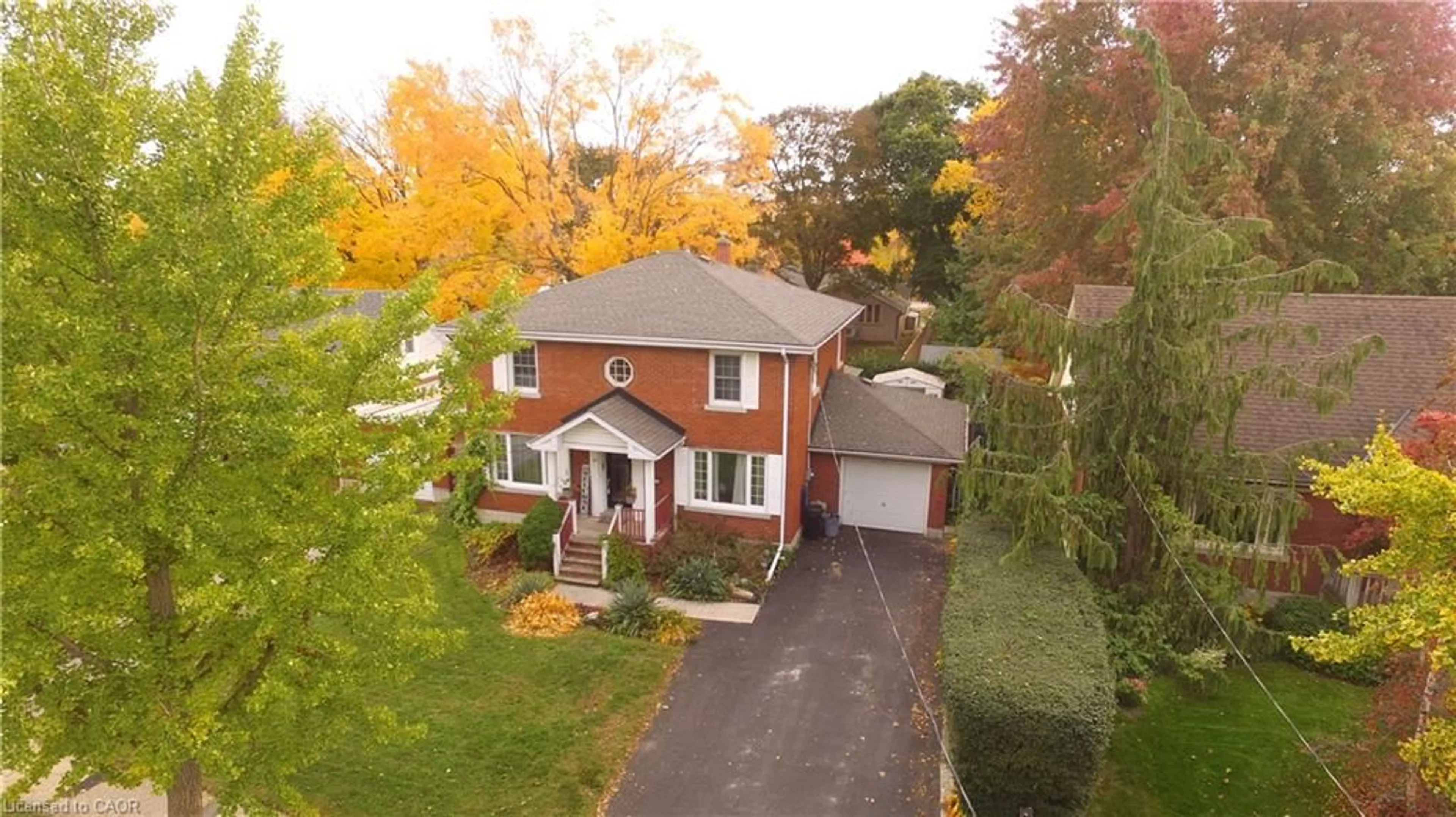 A pic from outside/outdoor area/front of a property/back of a property/a pic from drone, street for 113 Edmund Rd, Kitchener Ontario N2H 1J7