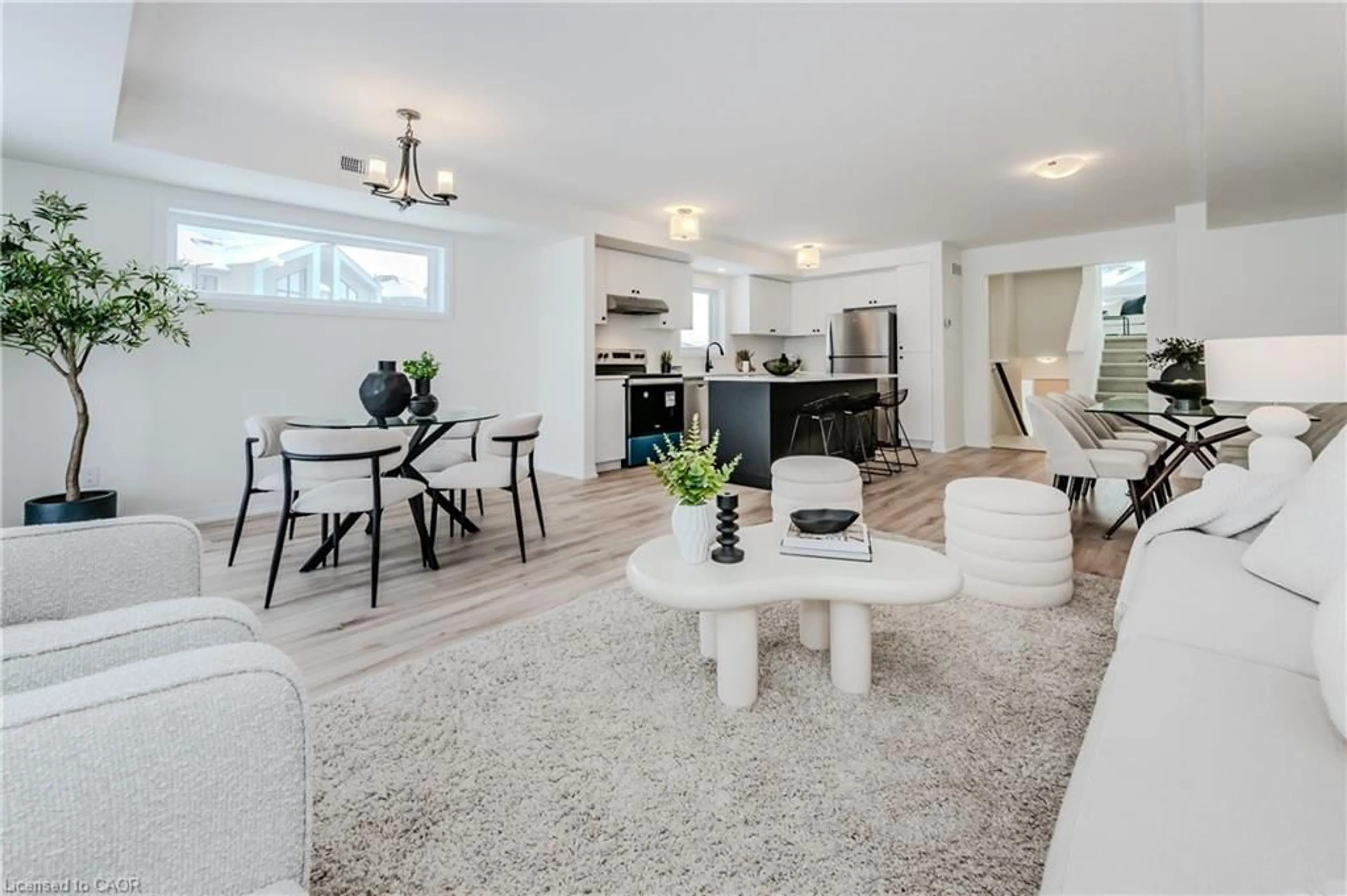 Living room with furniture, unknown for 15 Stauffer Woods Trail #A4, Kitchener Ontario N2P 2P4