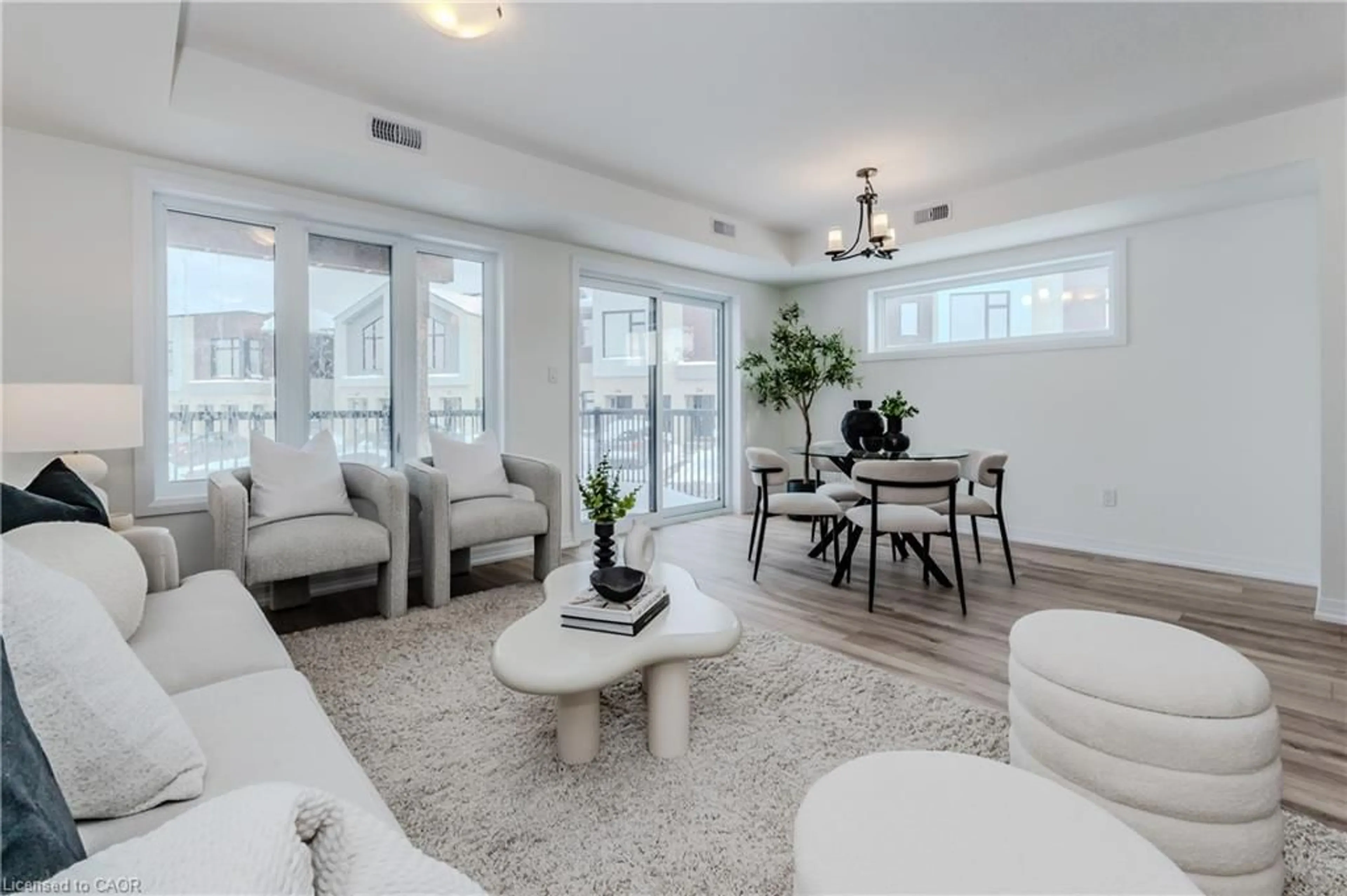 Living room with furniture, unknown for 15 Stauffer Woods Trail #A4, Kitchener Ontario N2P 2P4