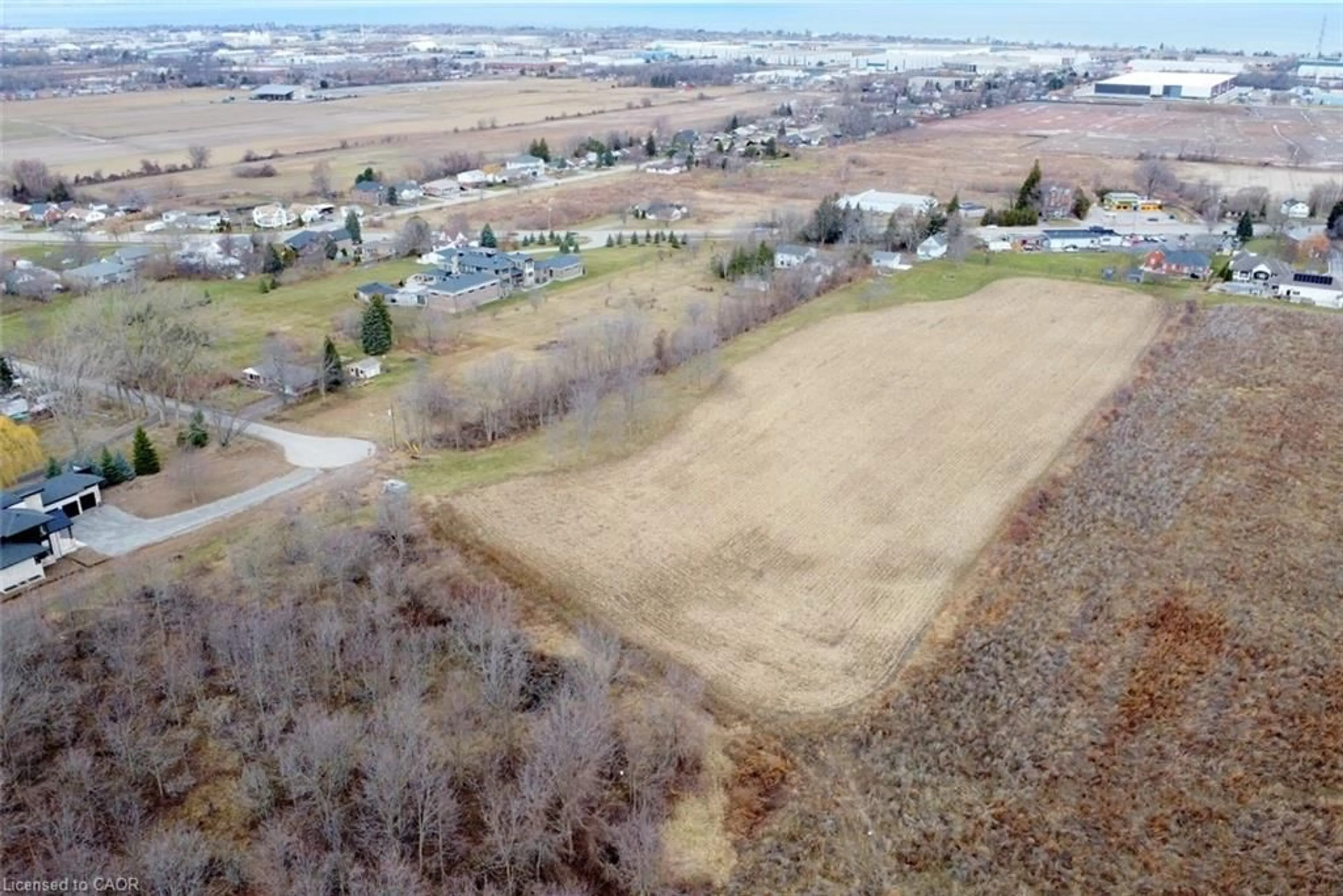 A pic from outside/outdoor area/front of a property/back of a property/a pic from drone, water/lake/river/ocean view for 1058 Highway No 8 Hwy, Stoney Creek Ontario L8E 5J1