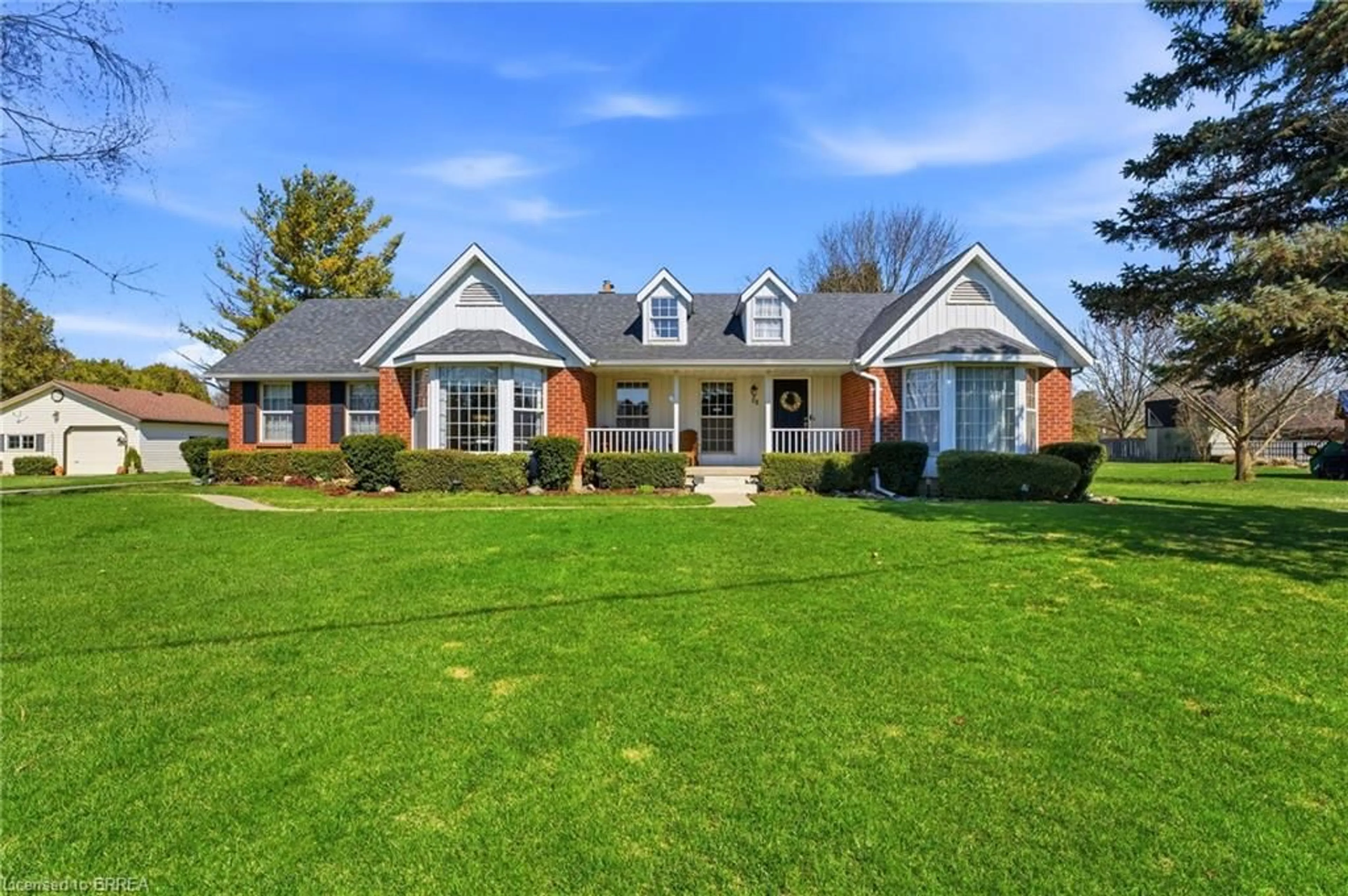 Home with brick exterior material, street for 12 Kimberley Rd, Burford Ontario N0E 1A0