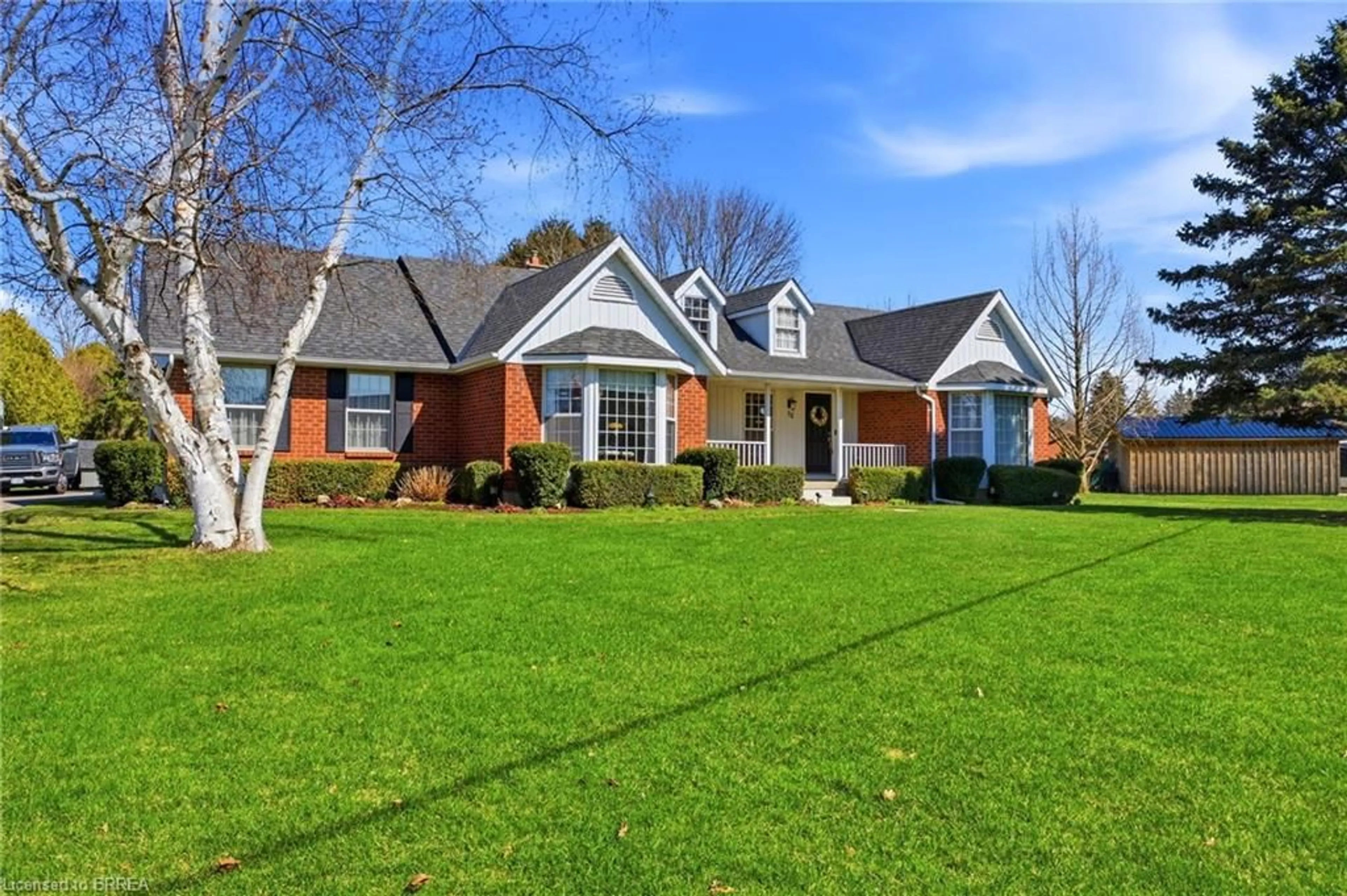 Home with brick exterior material, street for 12 Kimberley Rd, Burford Ontario N0E 1A0