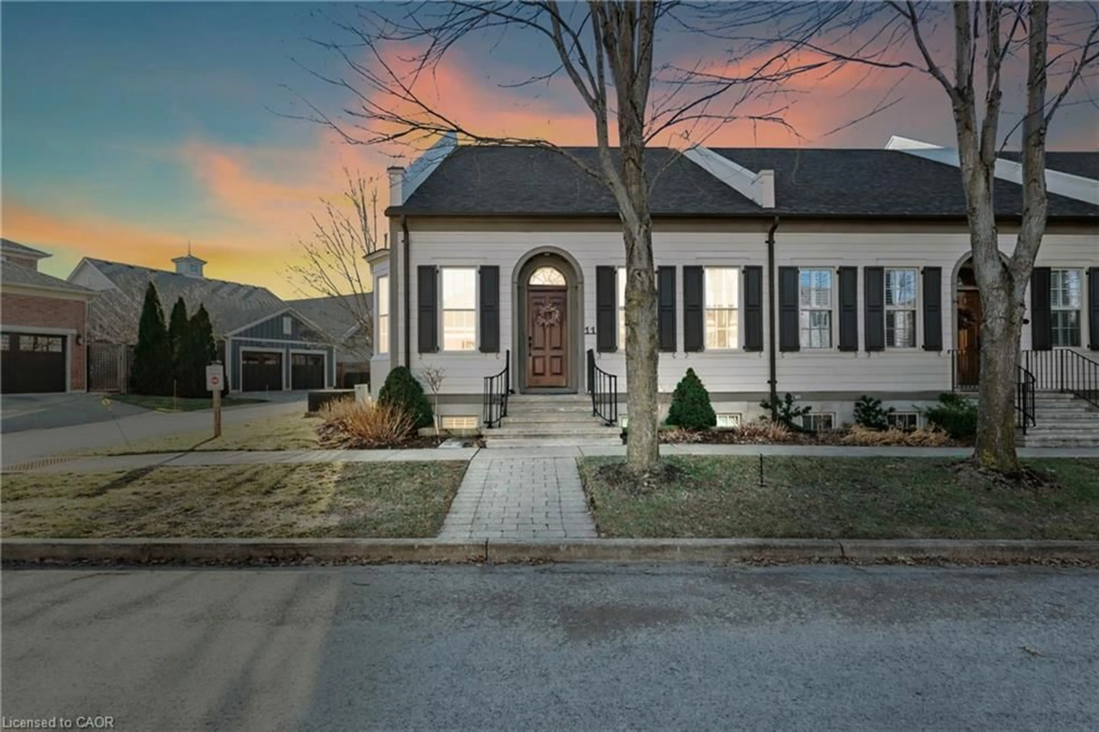 Home with brick exterior material, street for 11 Colonel Cohoe Street St, Niagara-on-the-Lake Ontario L0S 1J0