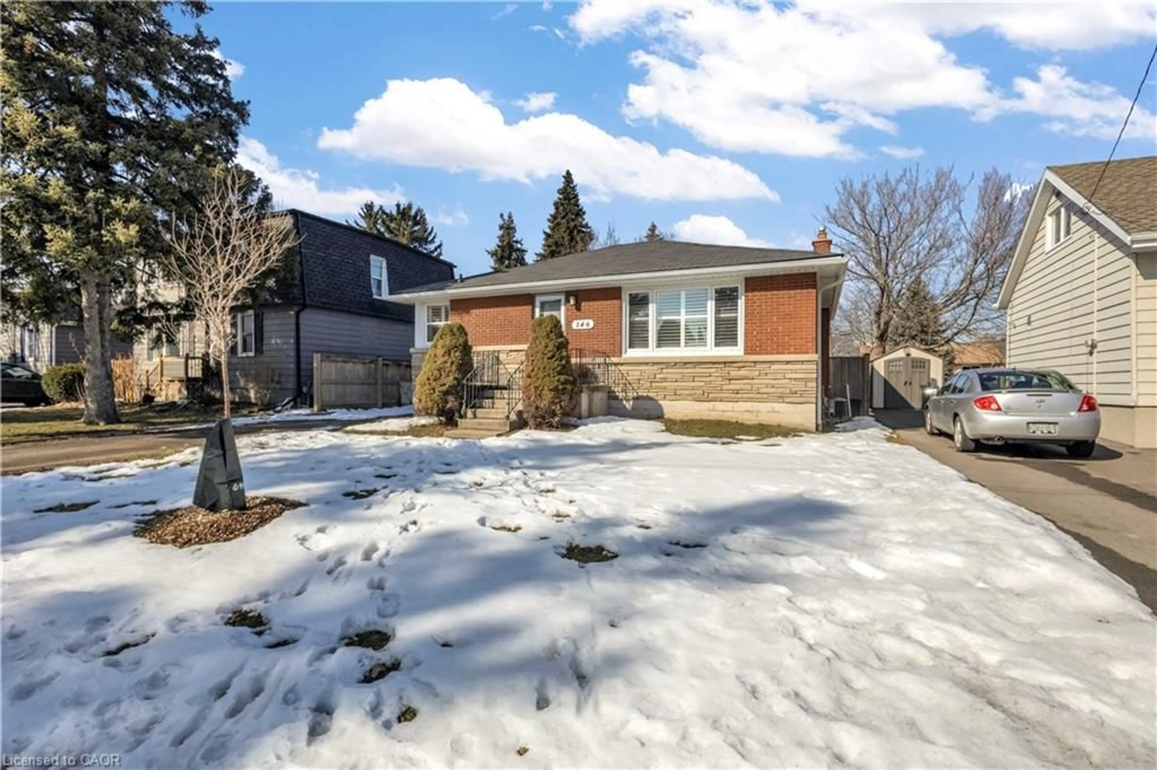 Home with brick exterior material, street for 146 West 25th St, Hamilton Ontario L9C 4X5