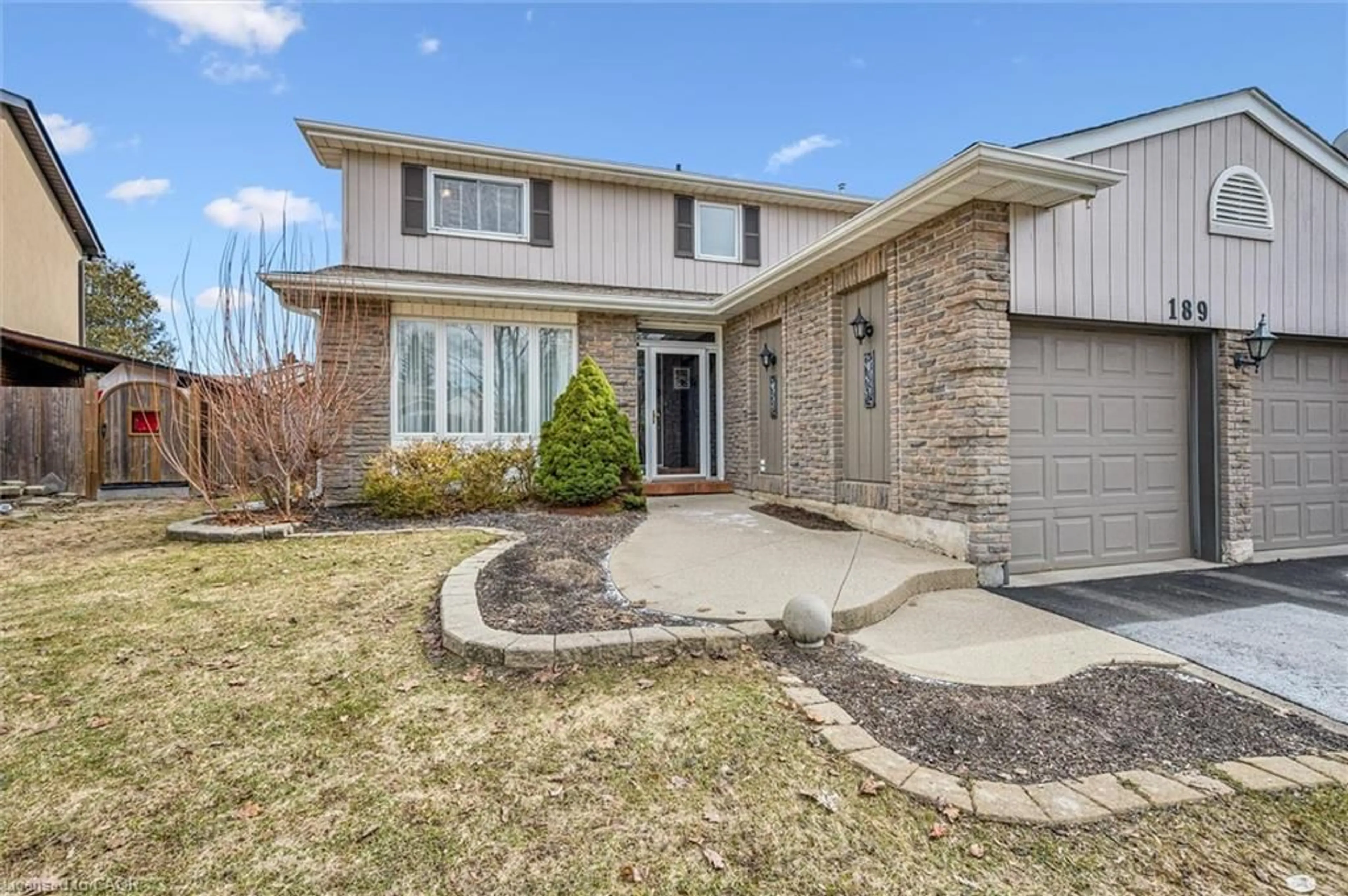 Home with brick exterior material, street for 189 Winding Way, Kitchener Ontario N2N 1P3