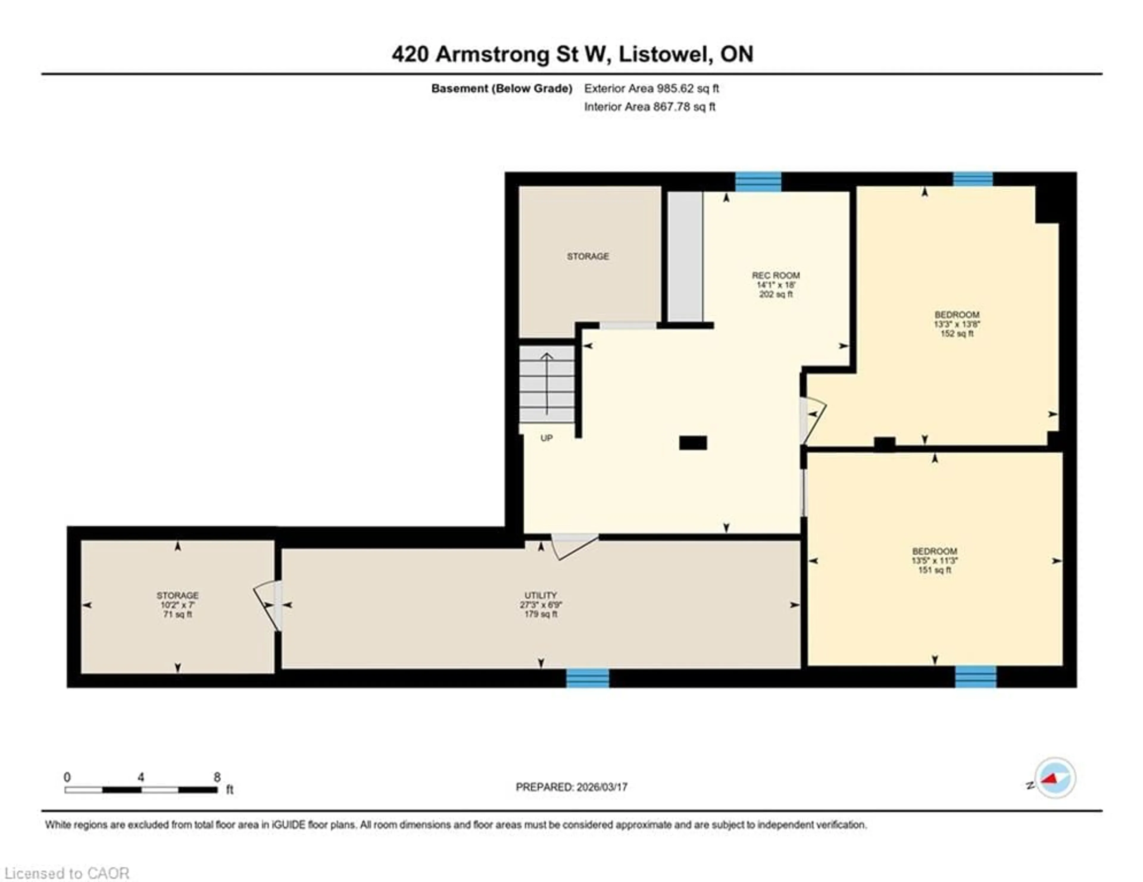 Floor plan for 420 Armstrong St, Listowel Ontario N4W 0E6