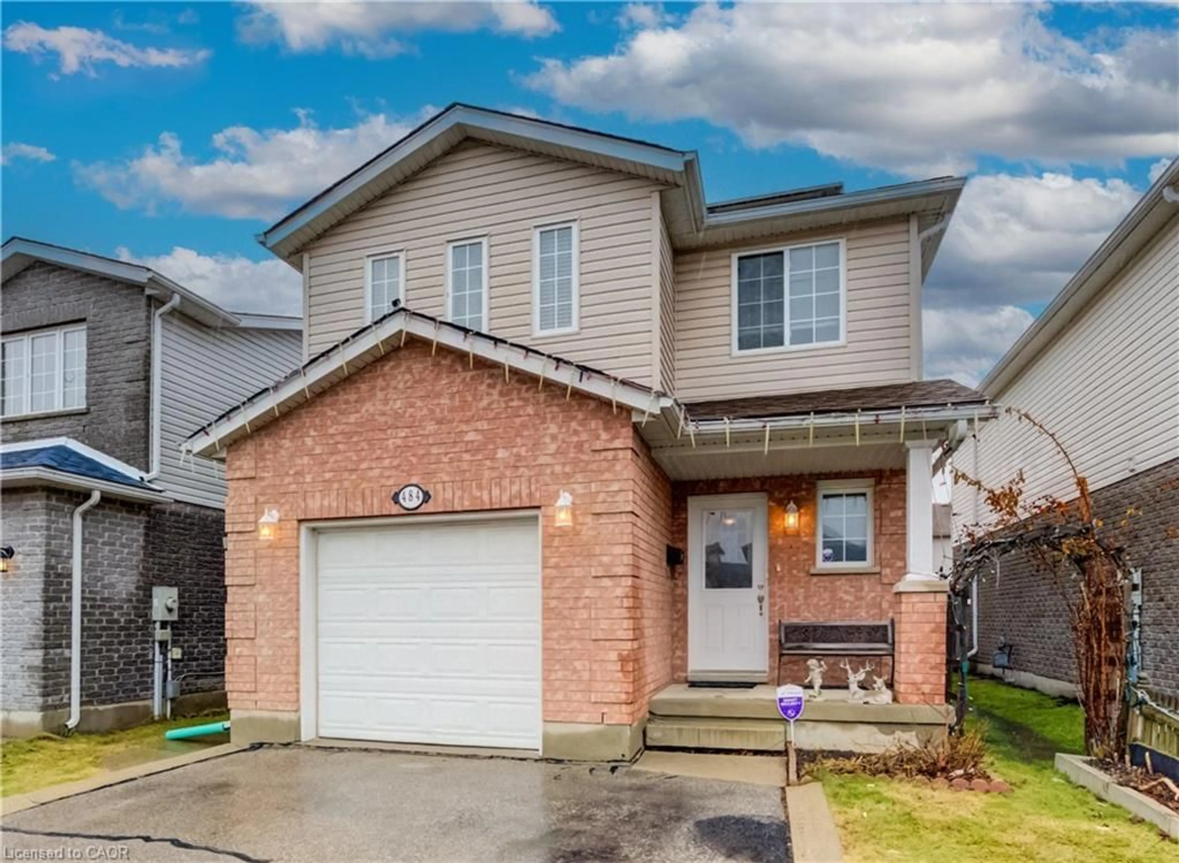 Home with brick exterior material, street for 484 Langlaw Dr, Cambridge Ontario N1P 1H5