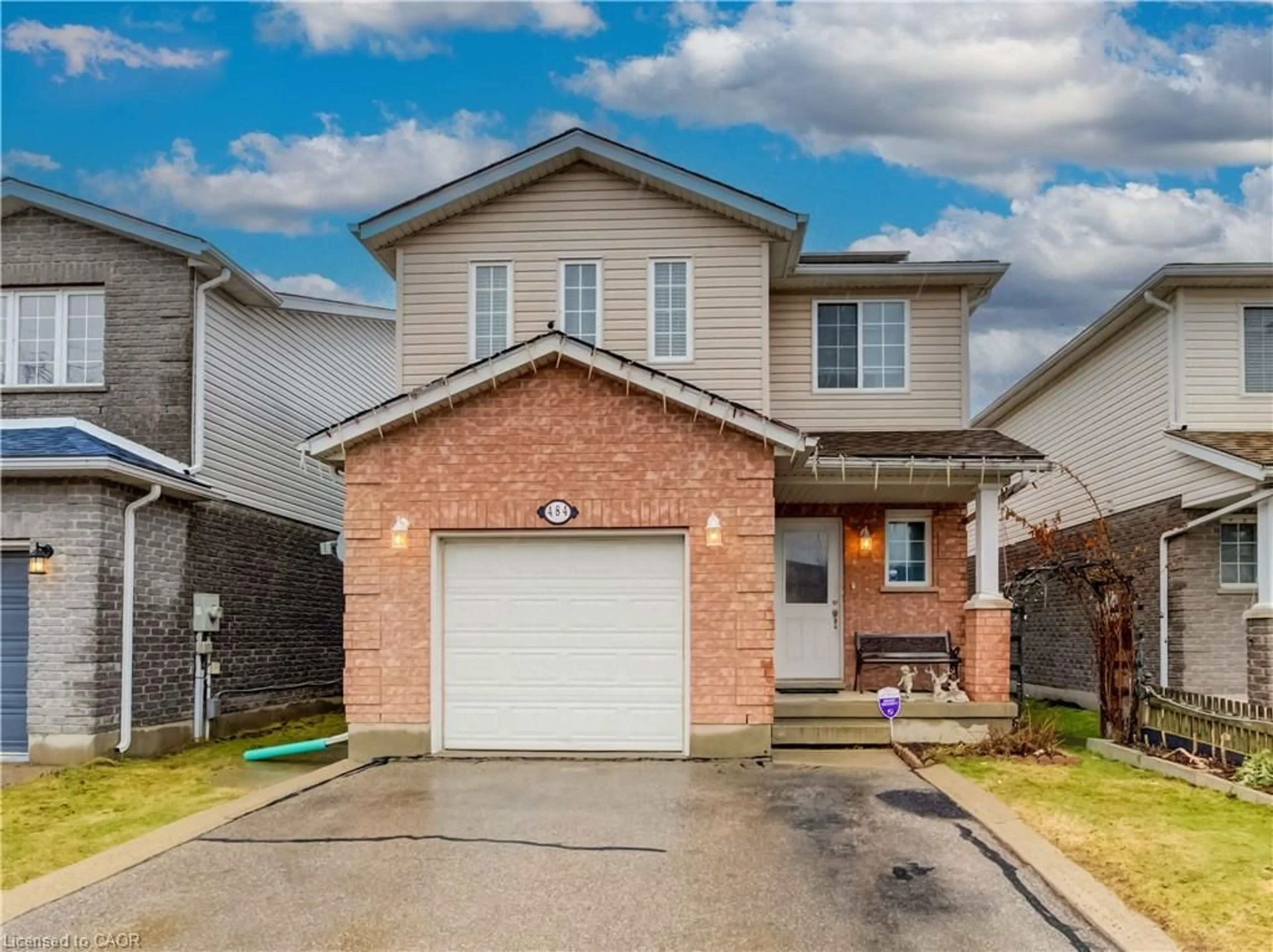 Home with brick exterior material, street for 484 Langlaw Dr, Cambridge Ontario N1P 1H5