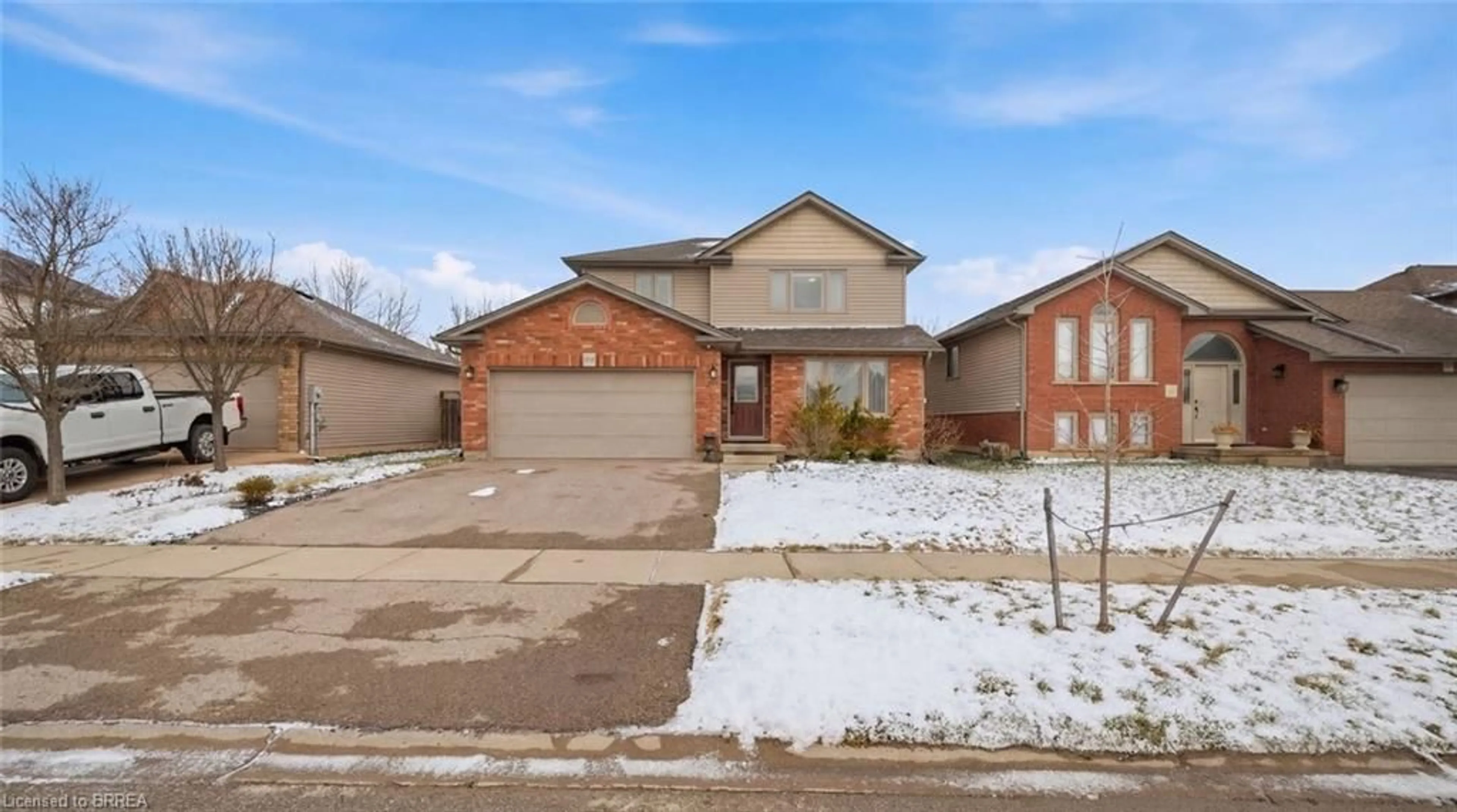 Home with brick exterior material, street for 40 Mission Rd, Brantford Ontario N3S 0A3