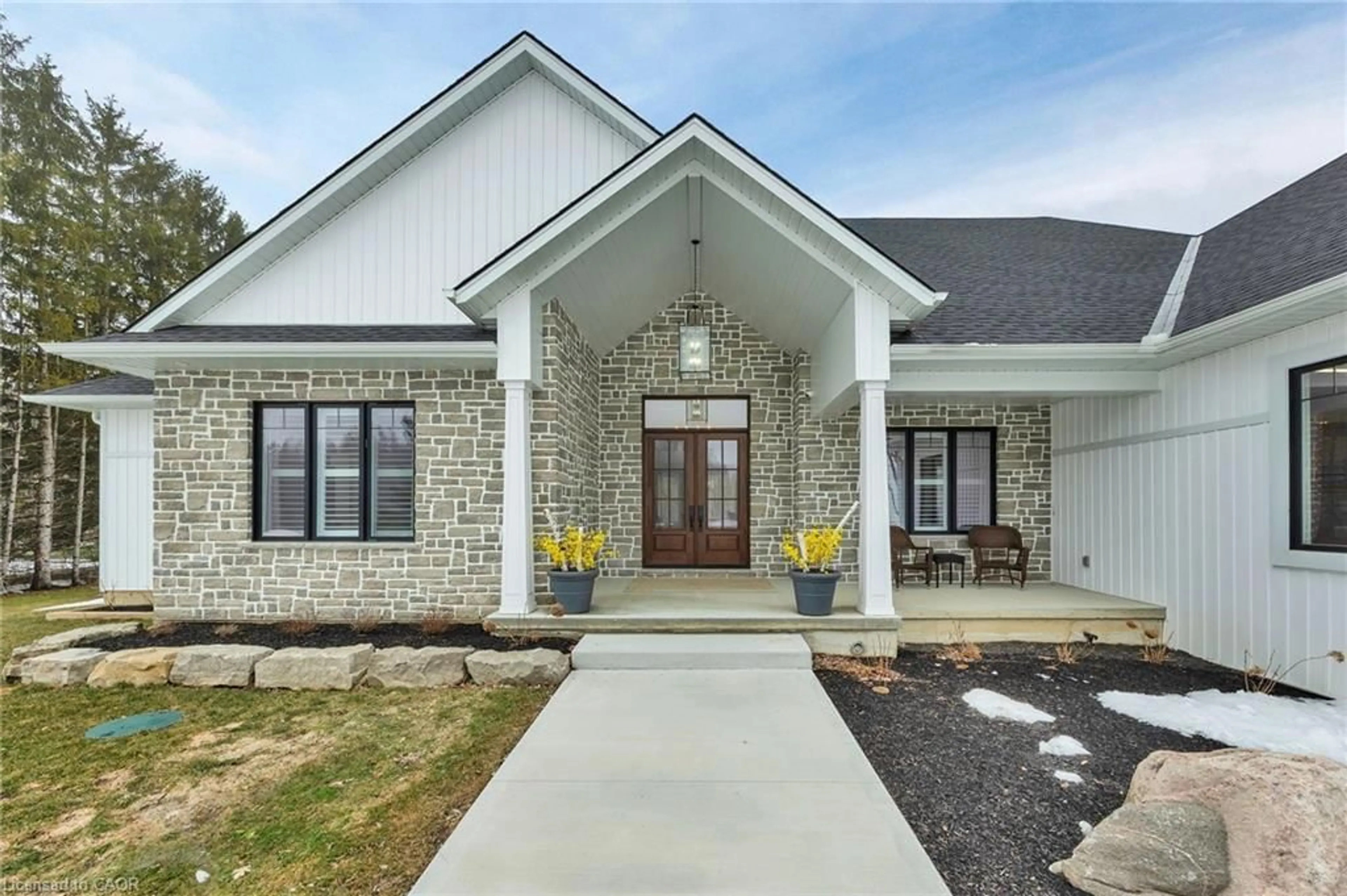 Home with brick exterior material, unknown for 3898 Line 9, St. Marys Ontario N4X 1C5