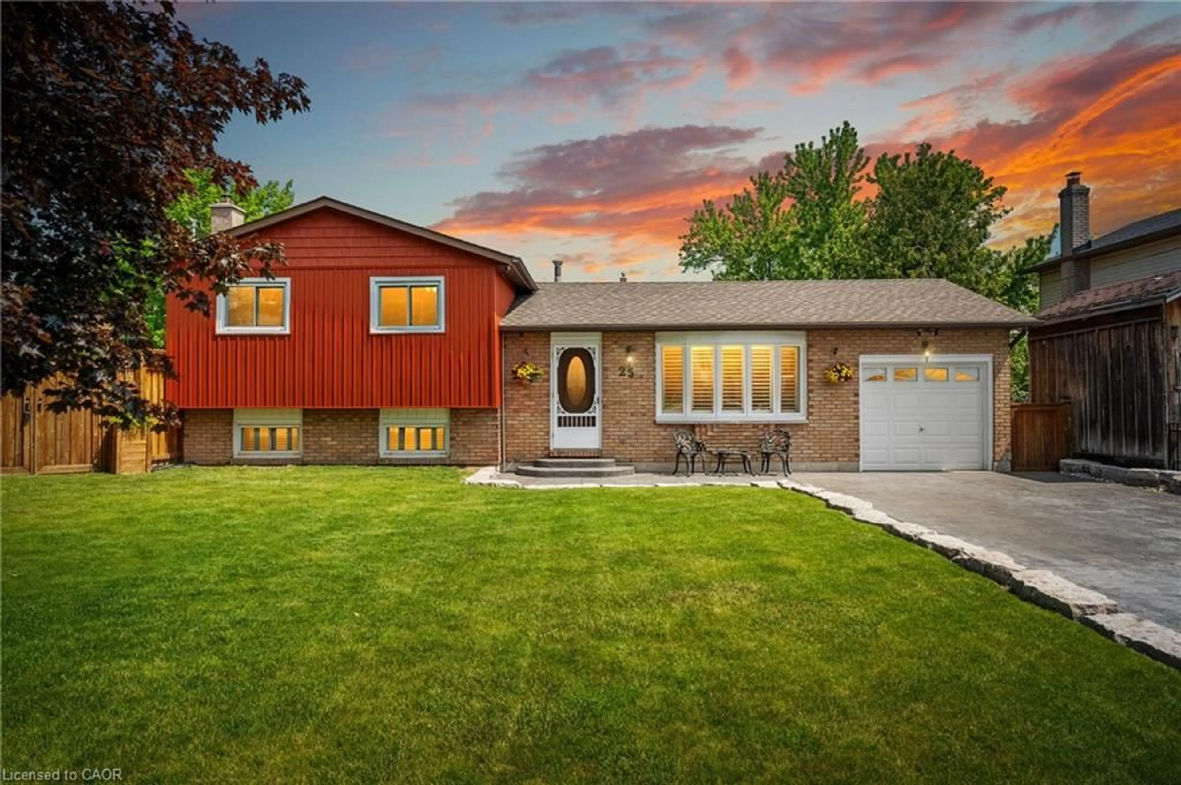 Home with brick exterior material, street for 25 Burke Dr, Caledonia Ontario N3W 1C3