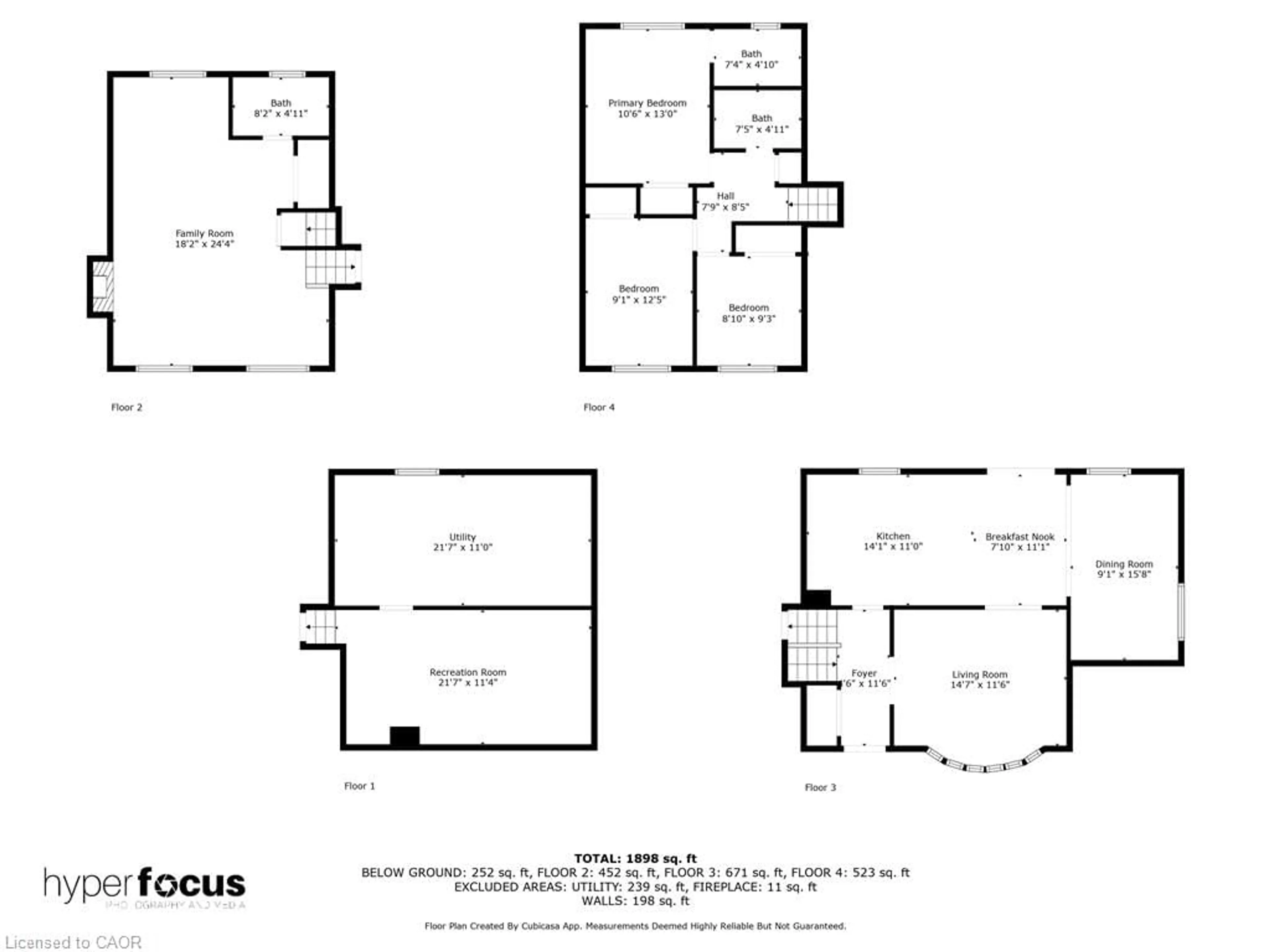 Floor plan for 25 Burke Dr, Caledonia Ontario N3W 1C3