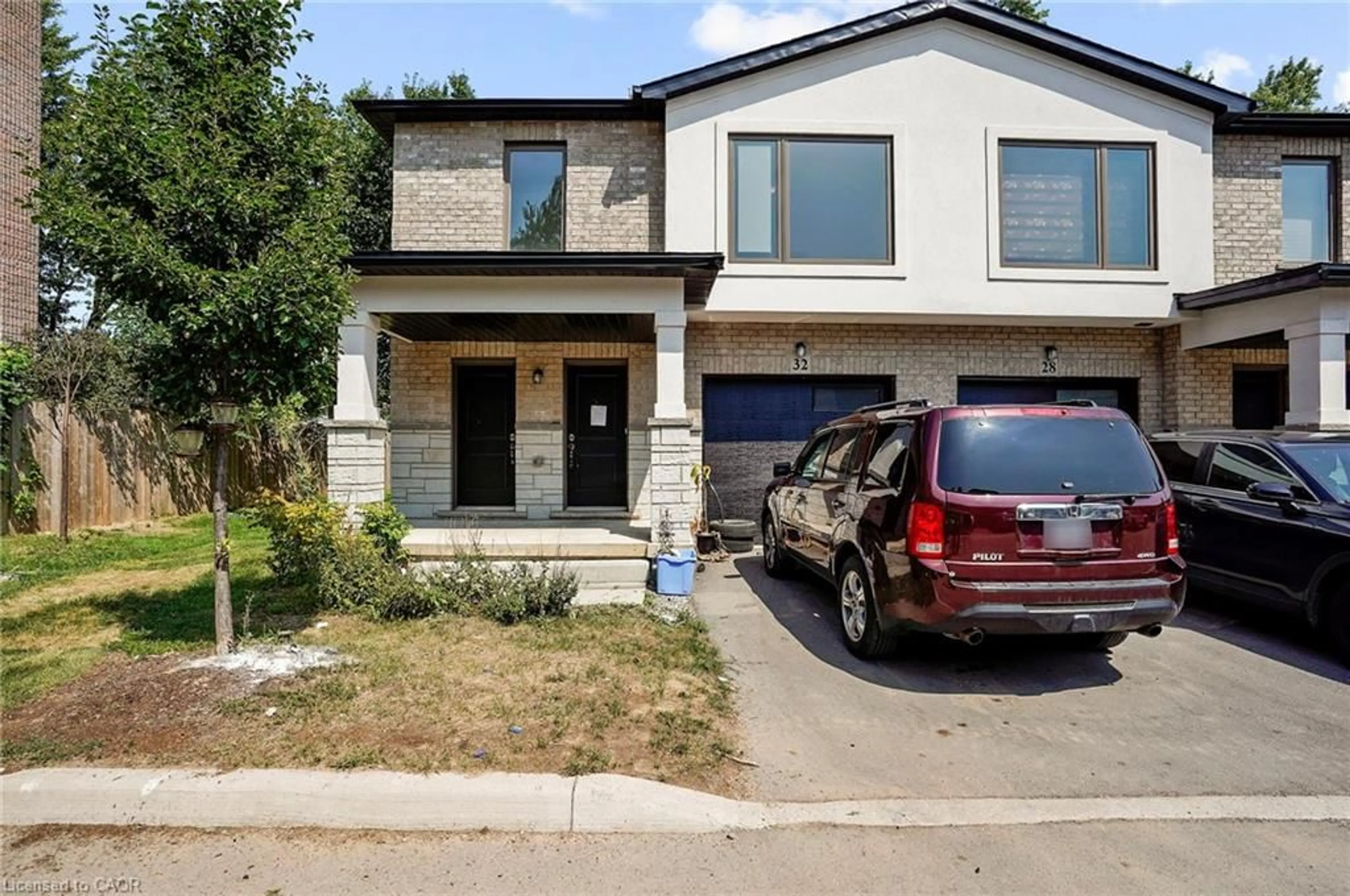 Home with brick exterior material, street for 32 Alayche Trail, Welland Ontario L3C 0J7