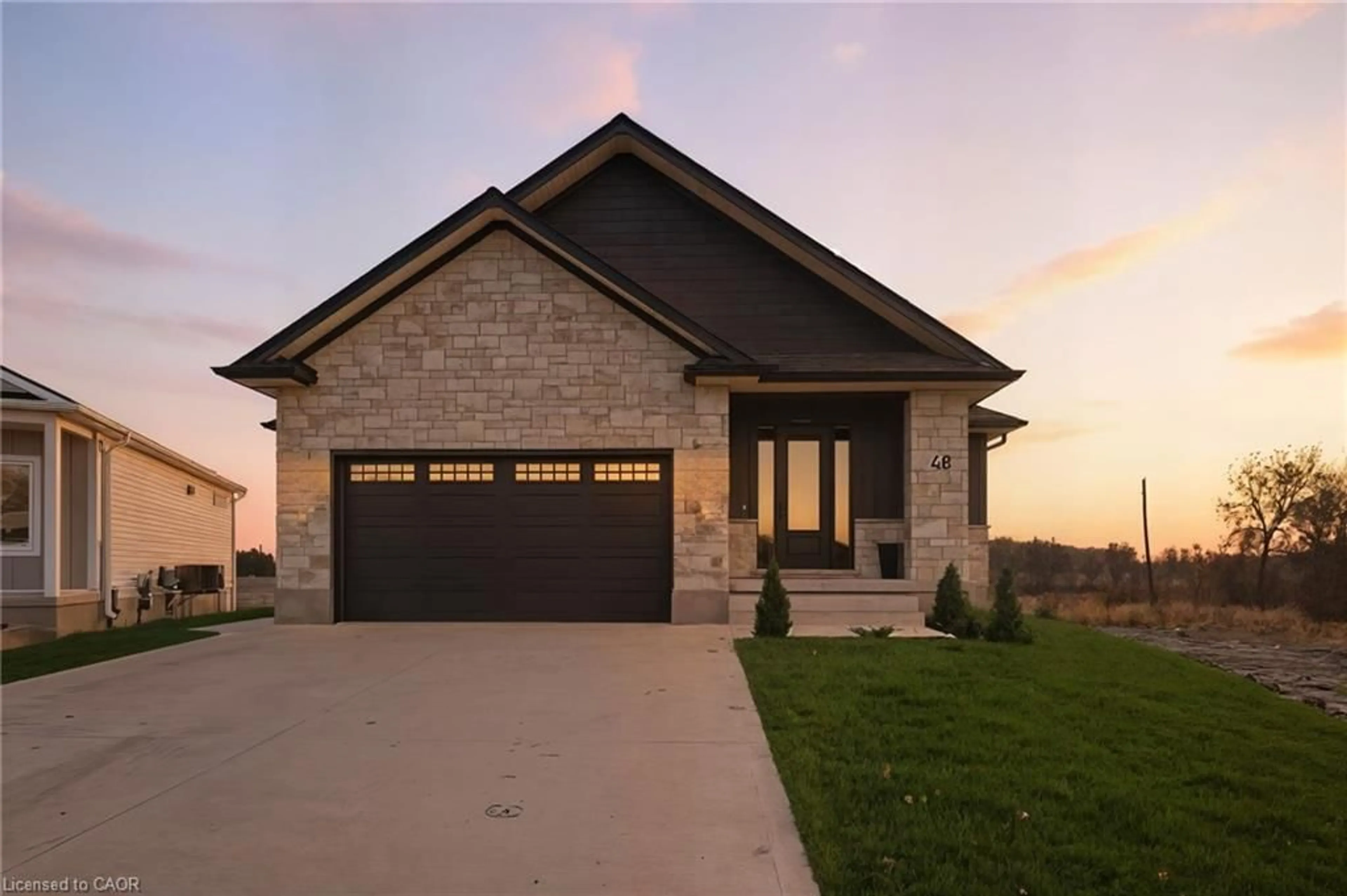Home with brick exterior material, street for 48 Rebecca Dr, Aylmer Ontario N5H 0A1