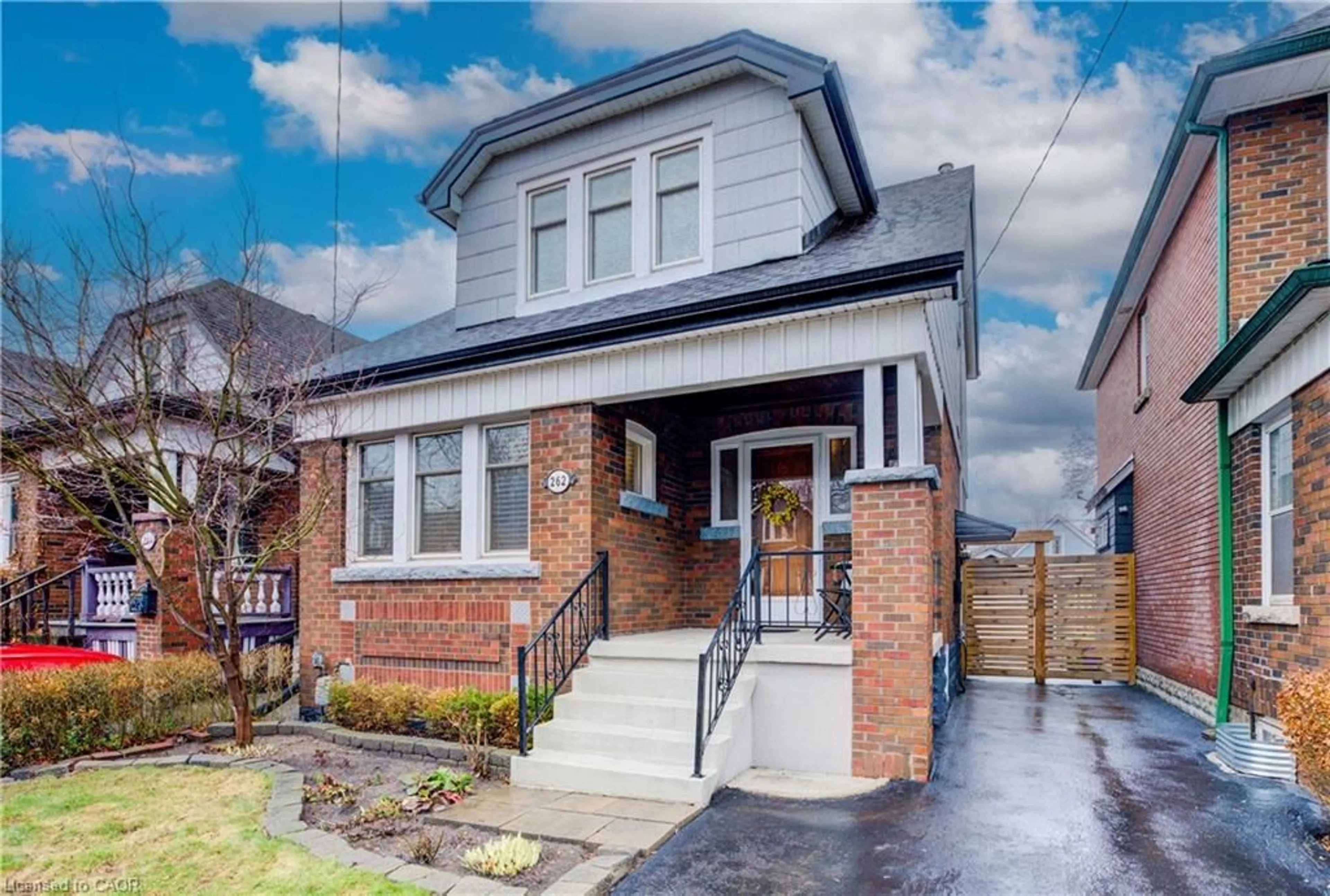 Home with brick exterior material, street for 262 Province St, Hamilton Ontario L8K 2L7