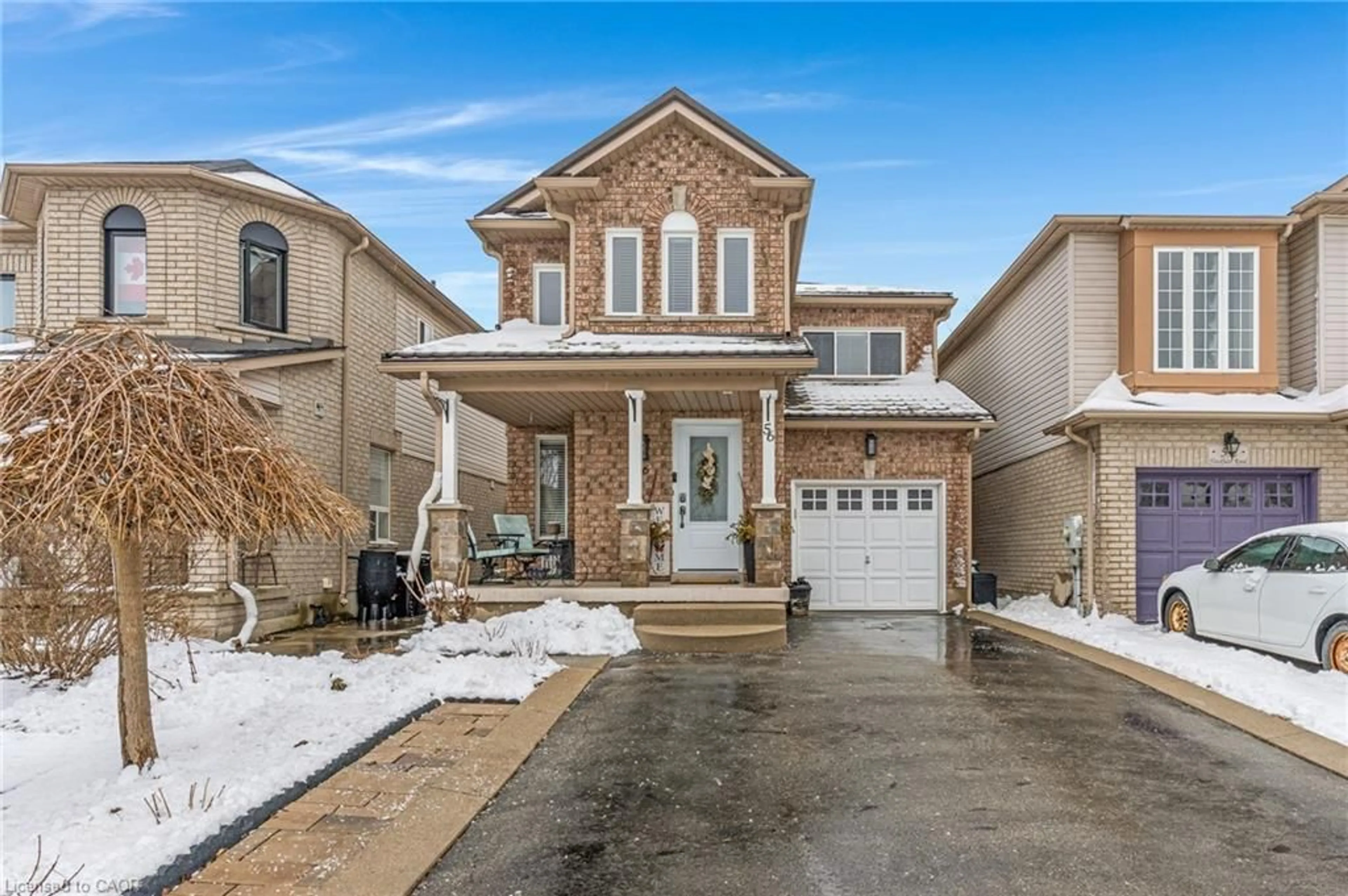 Home with brick exterior material, street for 56 Flockhart Rd, Cambridge Ontario N1P 1G3