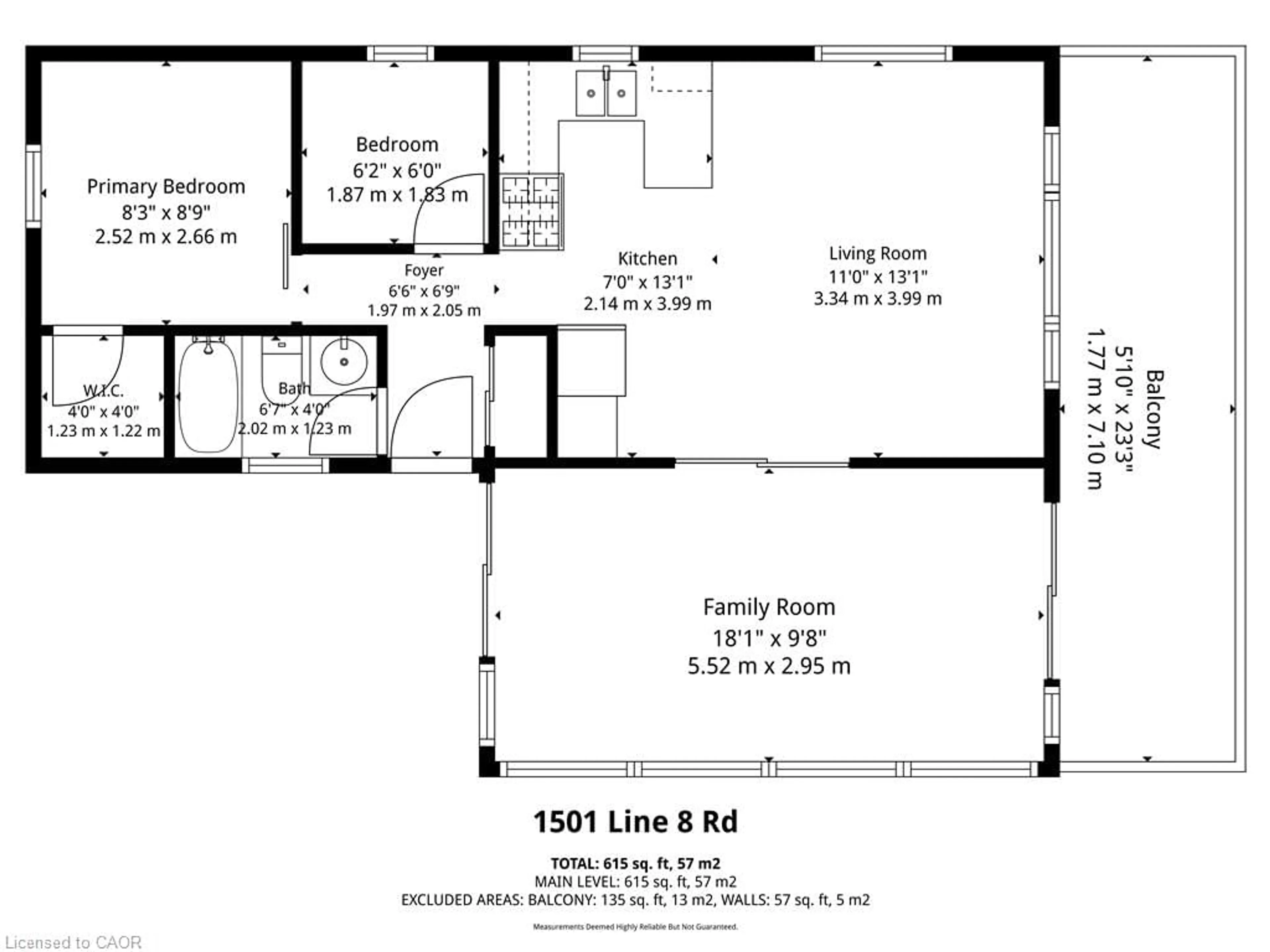 Floor plan for 1501 Line 8 Rd #503, Niagara-on-the-Lake Ontario L0S 1J0