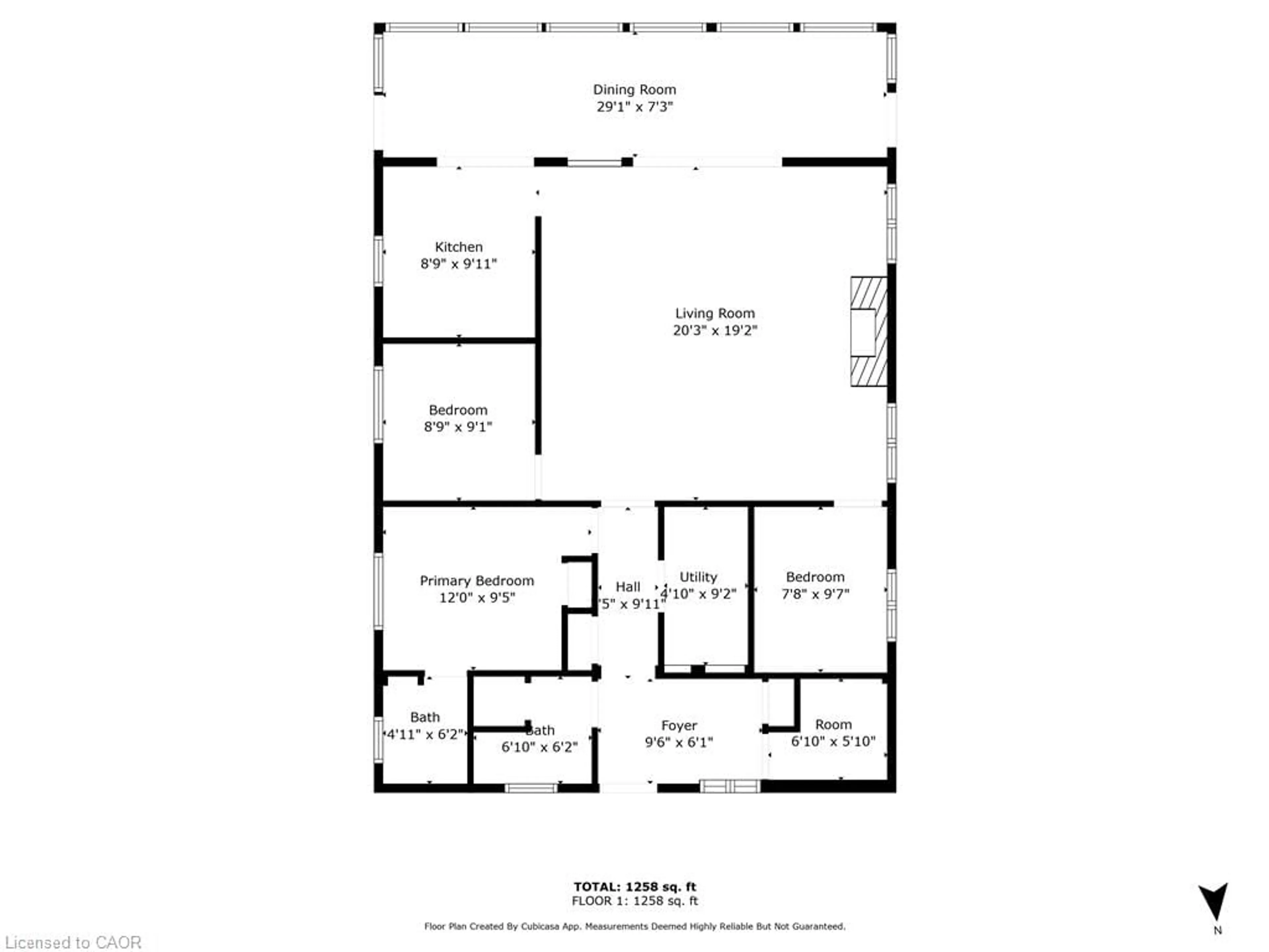 Floor plan for 108 Coldstream Rd, Fenelon Falls Ontario K0M 1N0