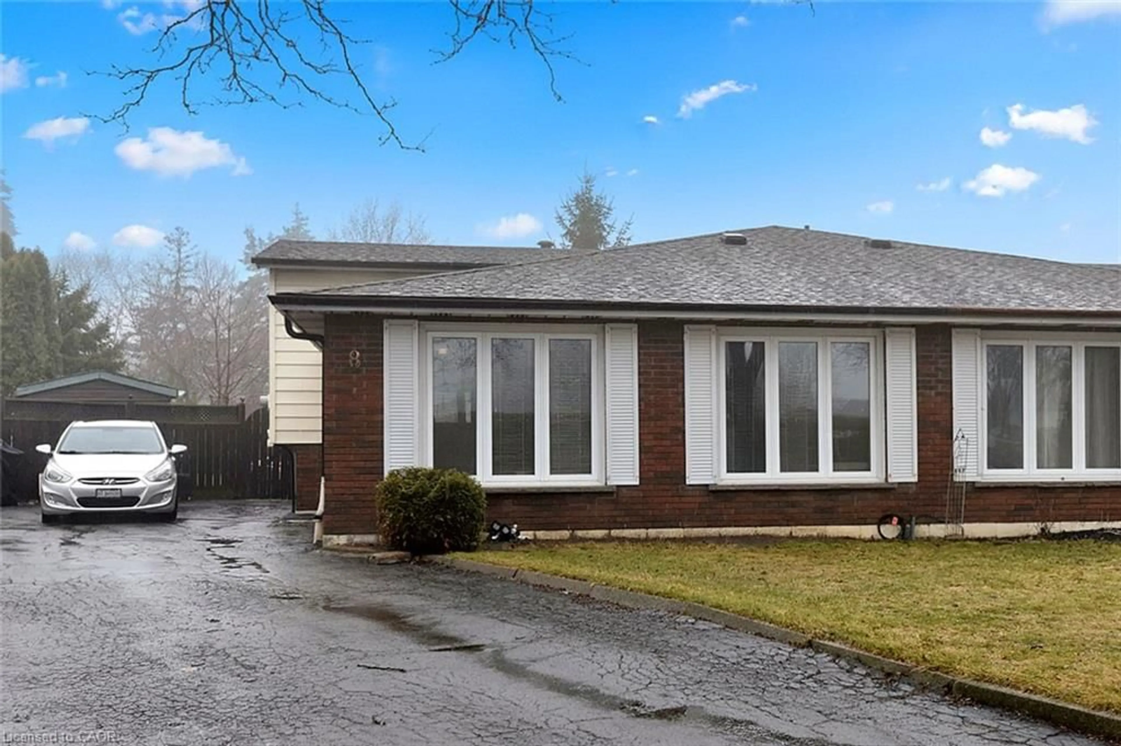 Home with brick exterior material, street for 8 Bala Pl, Hamilton Ontario L9C 4Y5