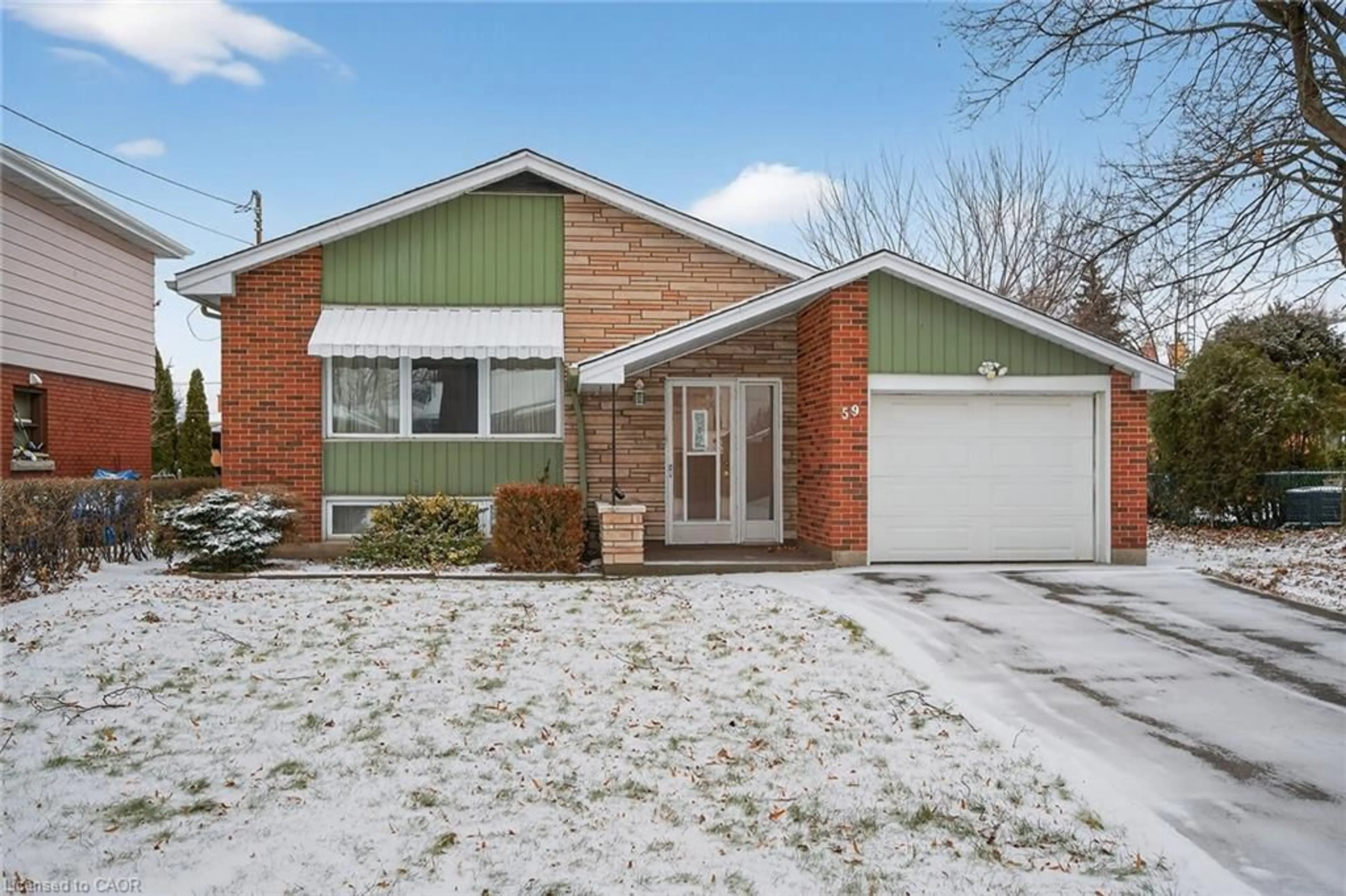 Home with brick exterior material, street for 59 Cloke Crt, Hamilton Ontario L8T 1N4