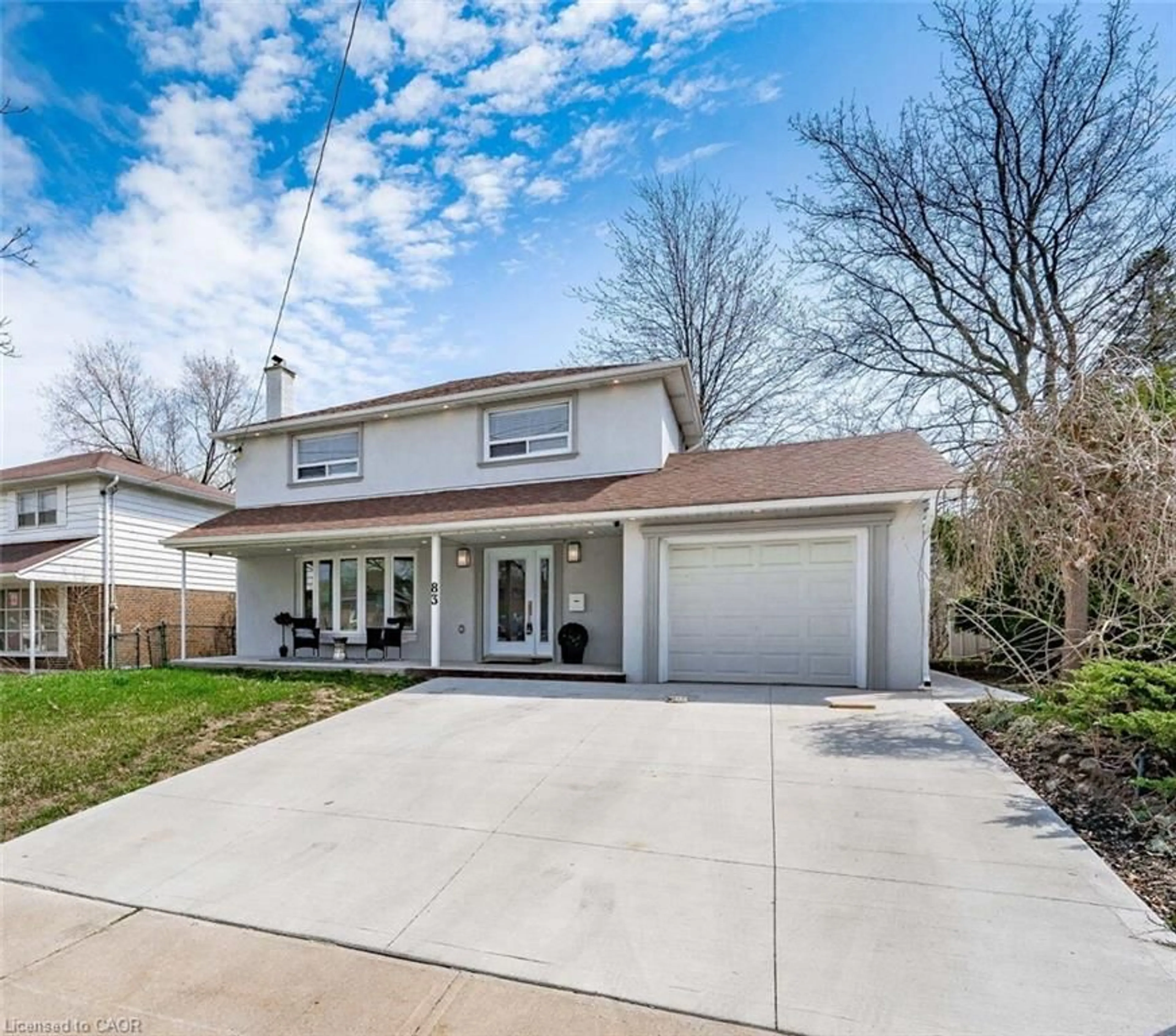 Home with vinyl exterior material, street for 83 Shendale Dr, Etobicoke Ontario M9W 2B6