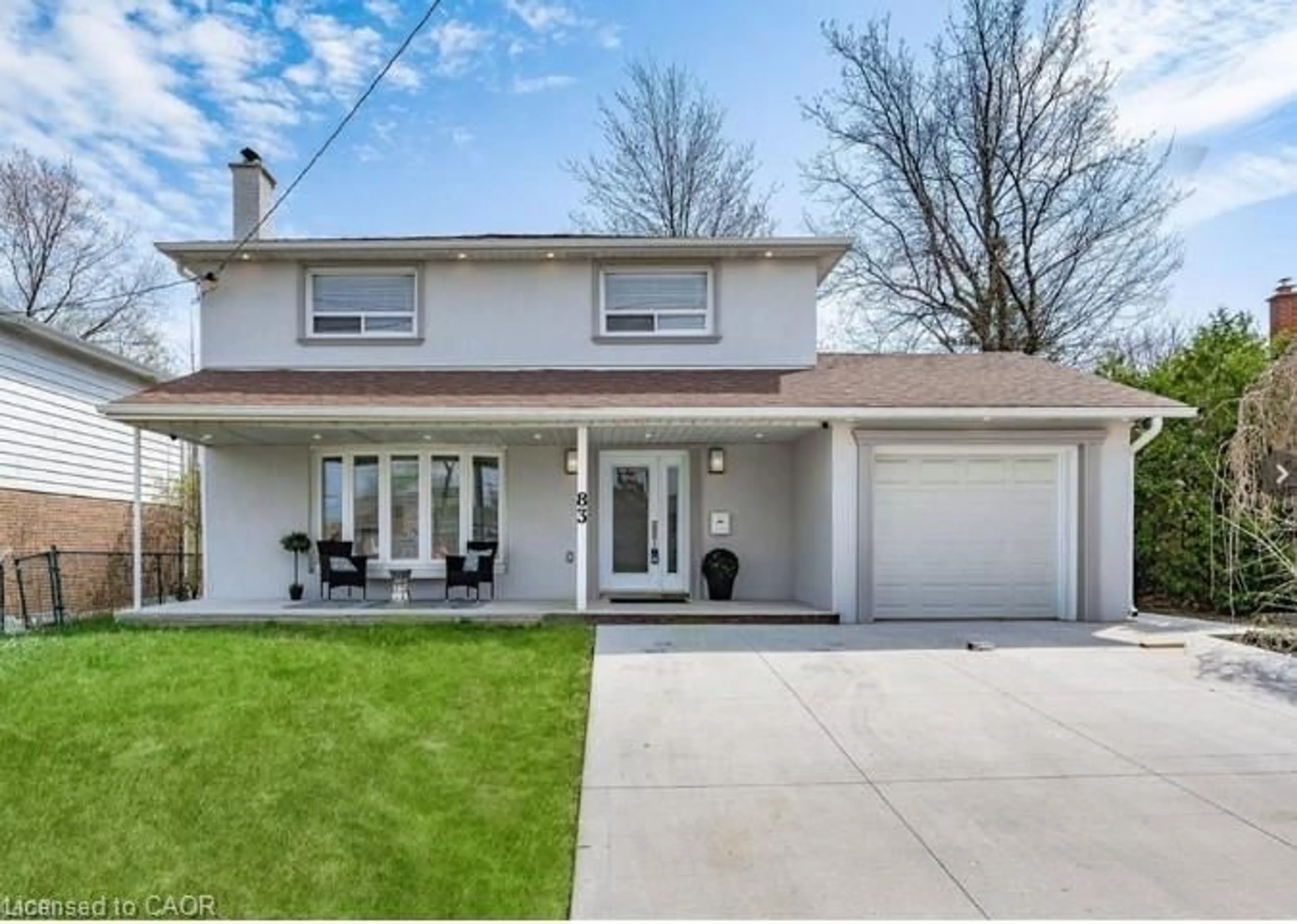 Home with vinyl exterior material, street for 83 Shendale Dr, Etobicoke Ontario M9W 2B6