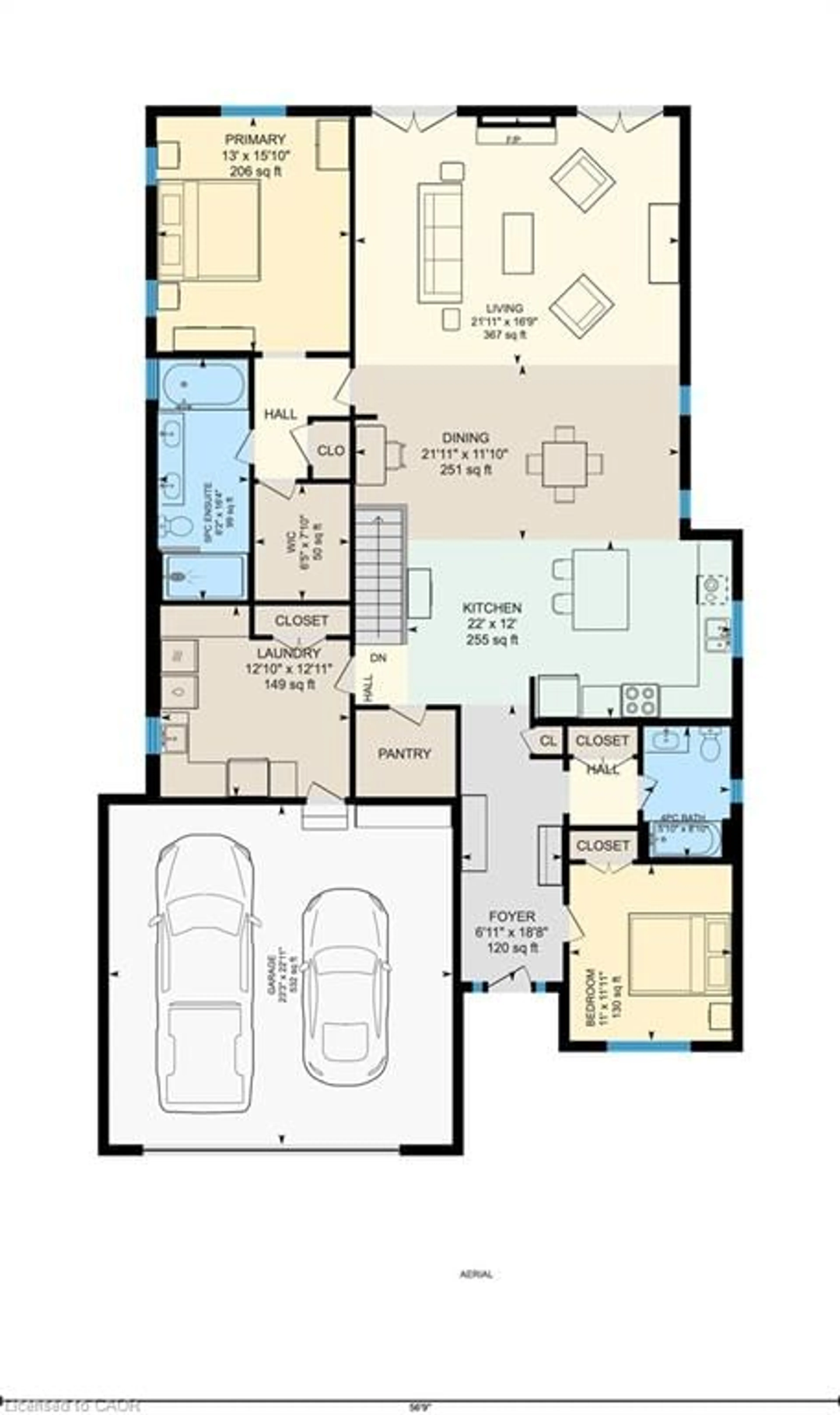 Floor plan for 53 Anastasia Blvd, Smithville Ontario L0R 2A0