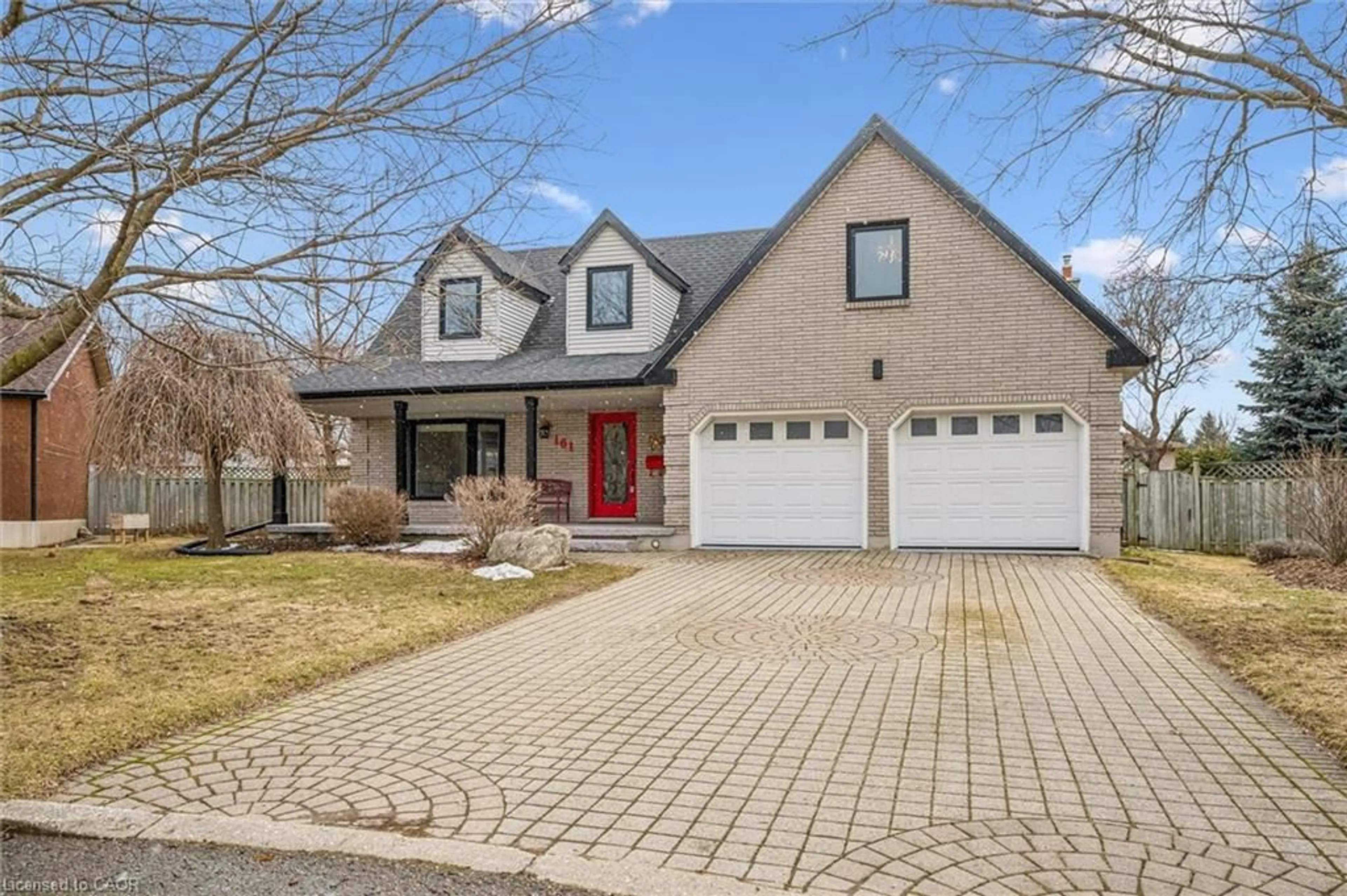 Home with brick exterior material, street for 161 Ambleside Crt, Waterloo Ontario N2K 3E3