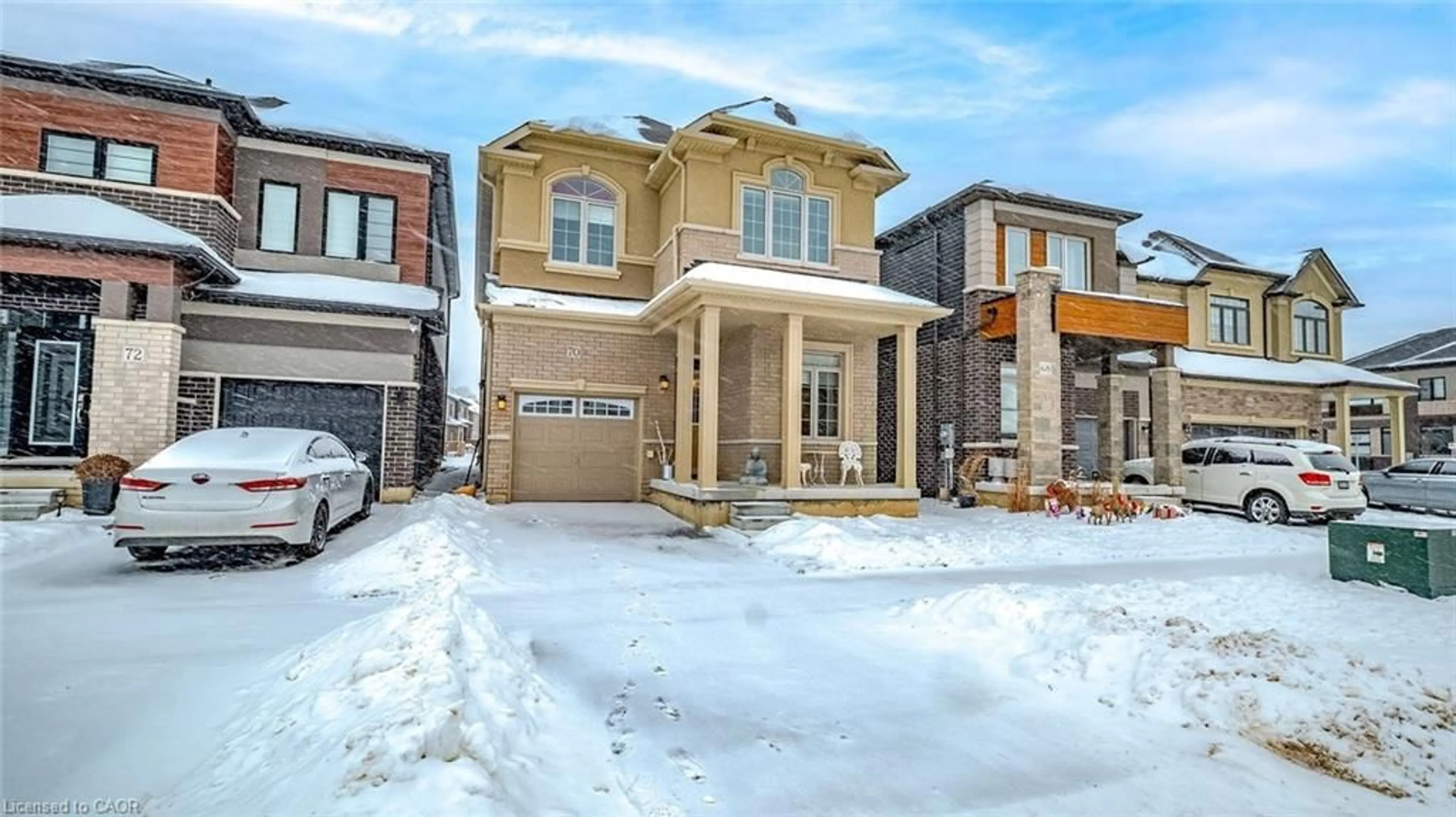 Home with brick exterior material, street for 70 Stauffer Rd, Brantford Ontario N3V 0B4