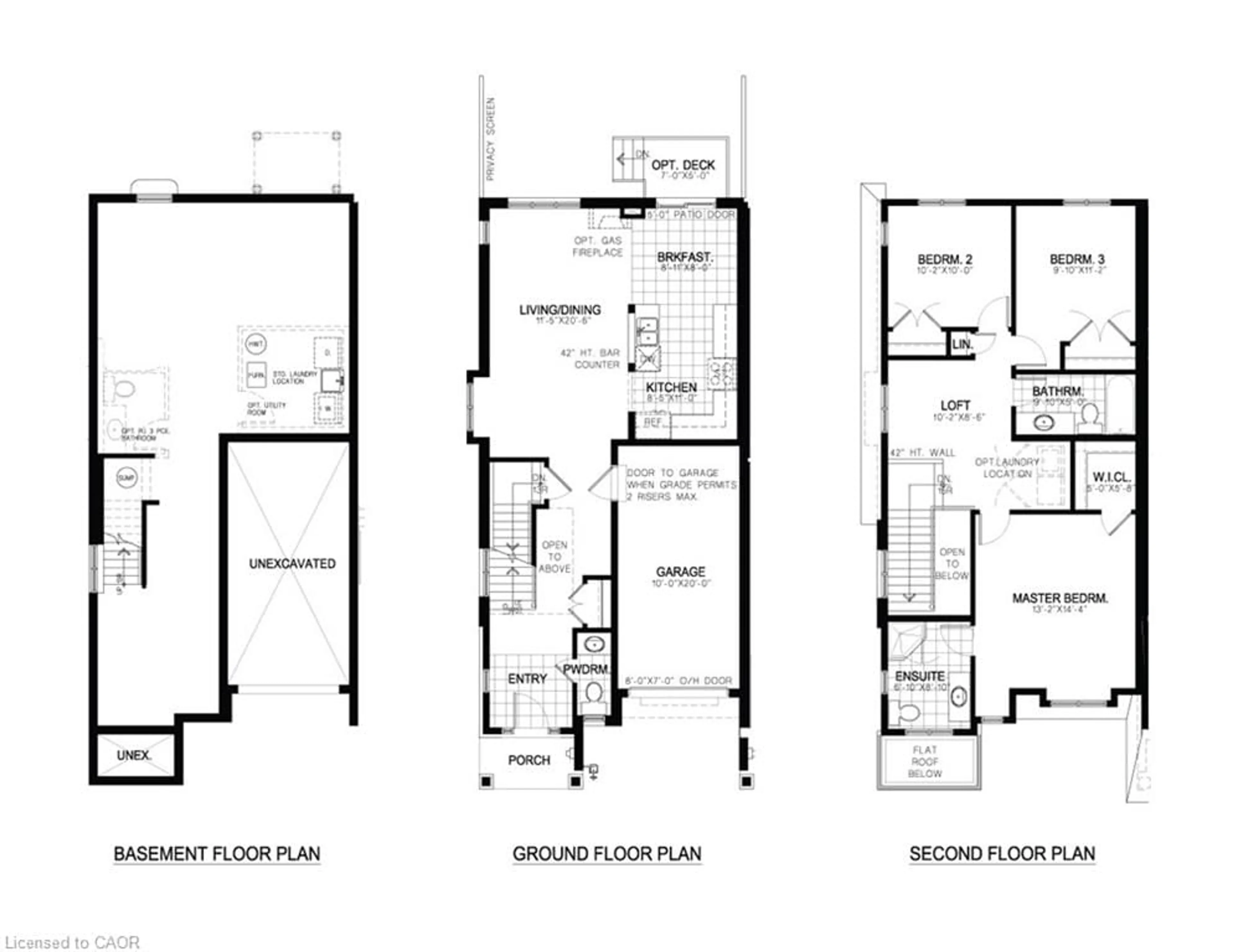 Floor plan for 11 Beau Chatel Lane, Grimsby Ontario L3M 0H4