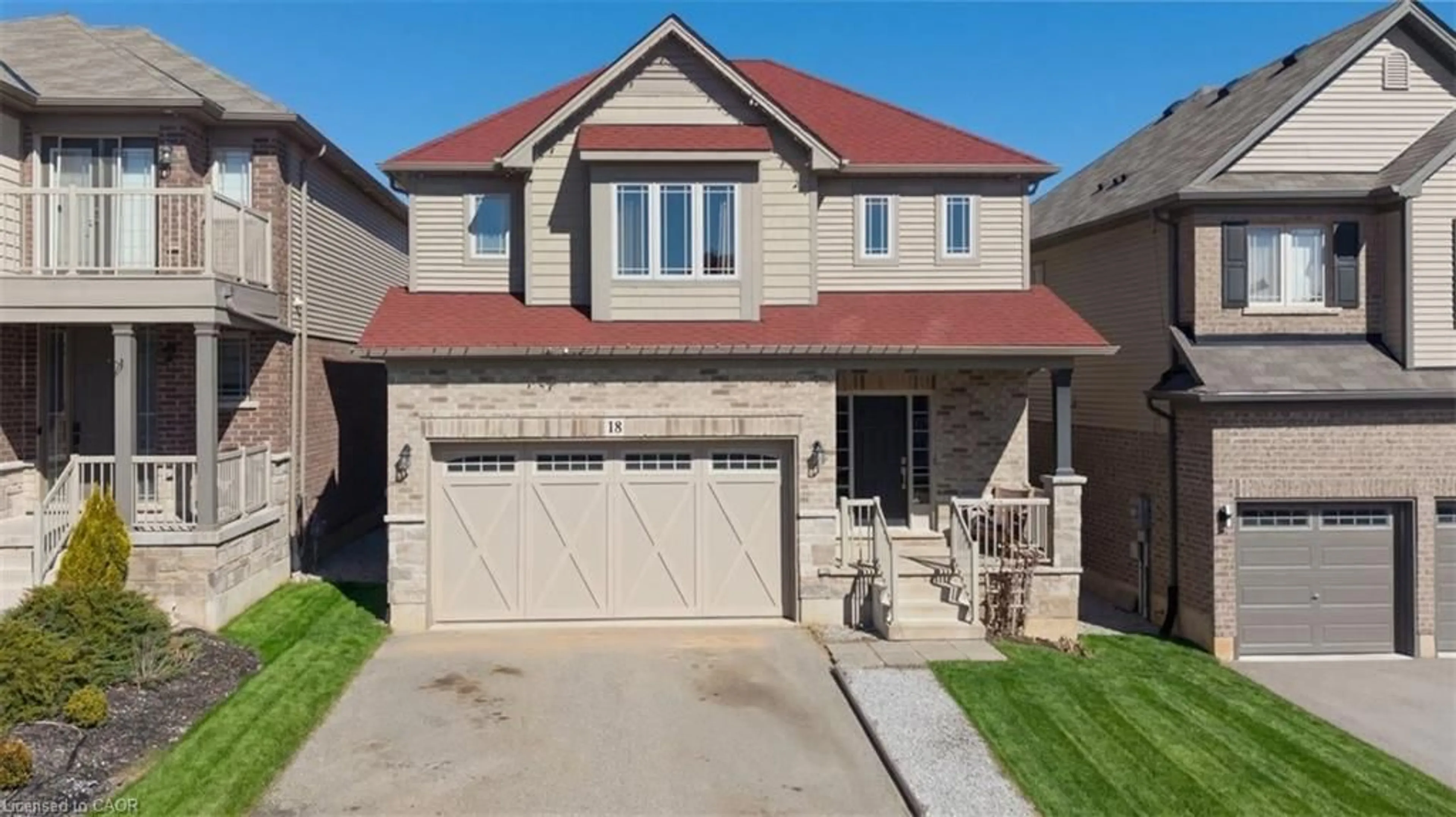 Home with brick exterior material, street for 18 Vic Chambers Pl, Paris Ontario N3L 0E6