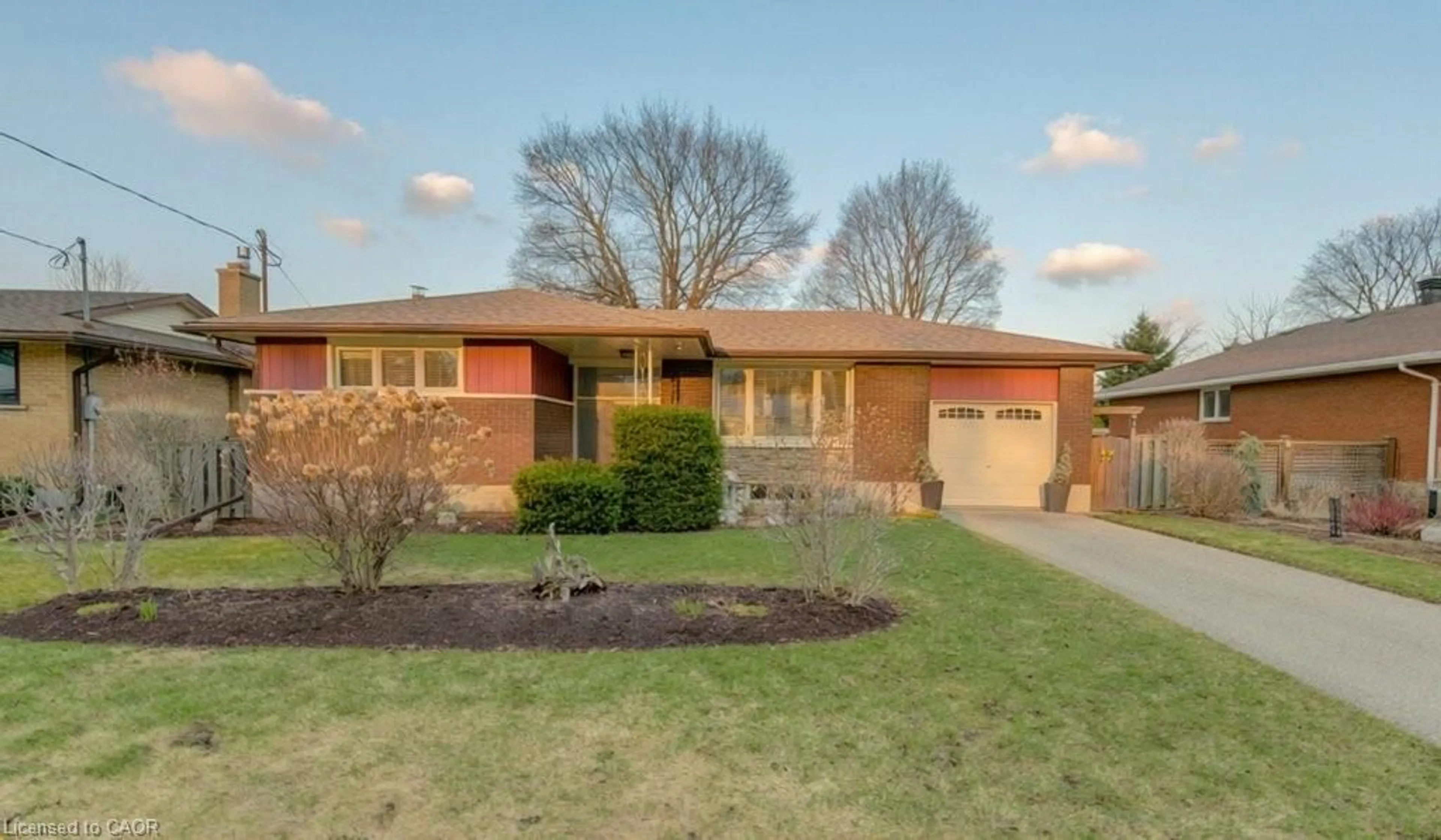 Home with brick exterior material, street for 104 Burbank Rd, Kitchener Ontario N2B 1E2