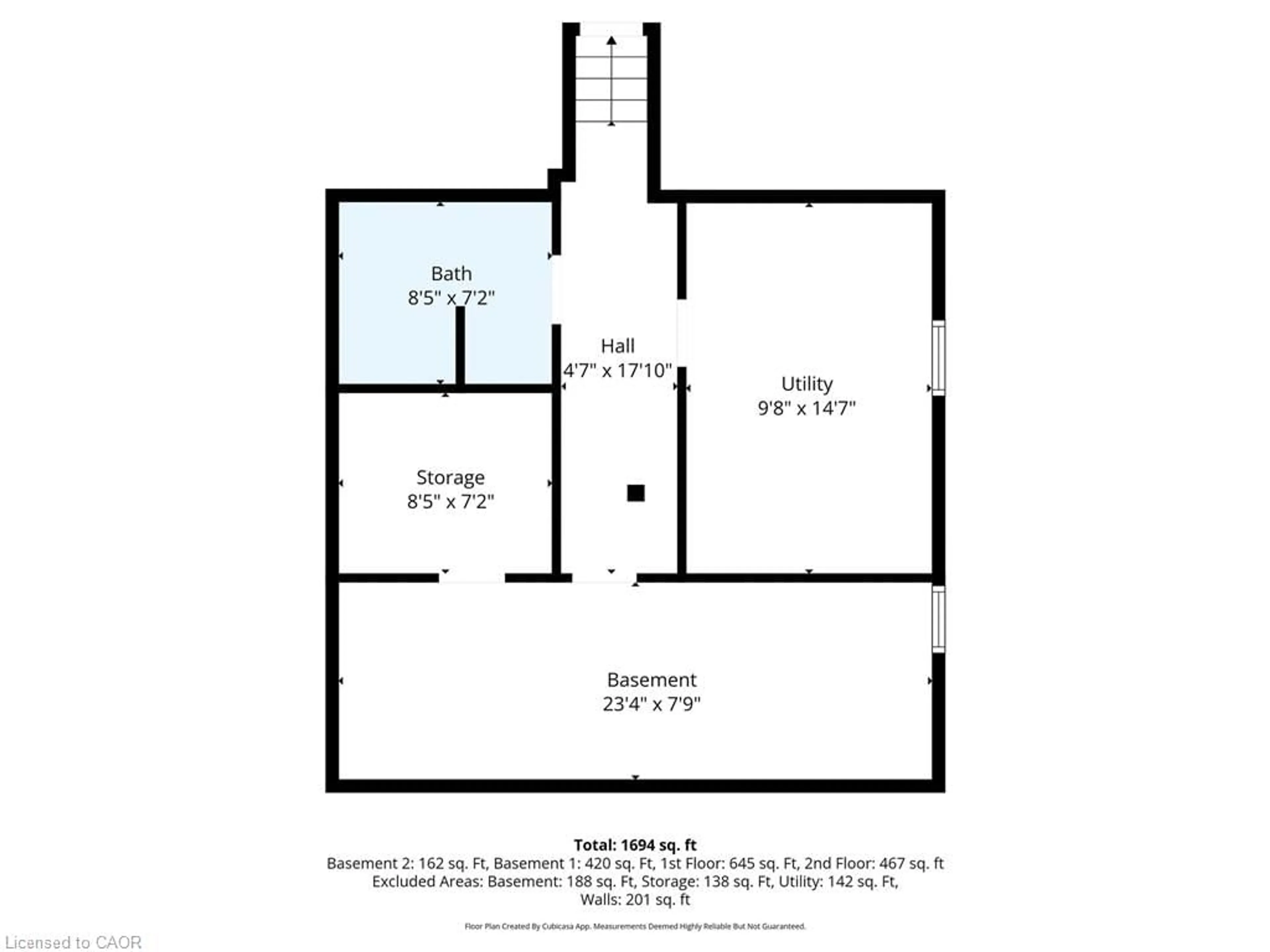 Floor plan for 36 Hillcrest Ave, Brantford Ontario N3T 5X8