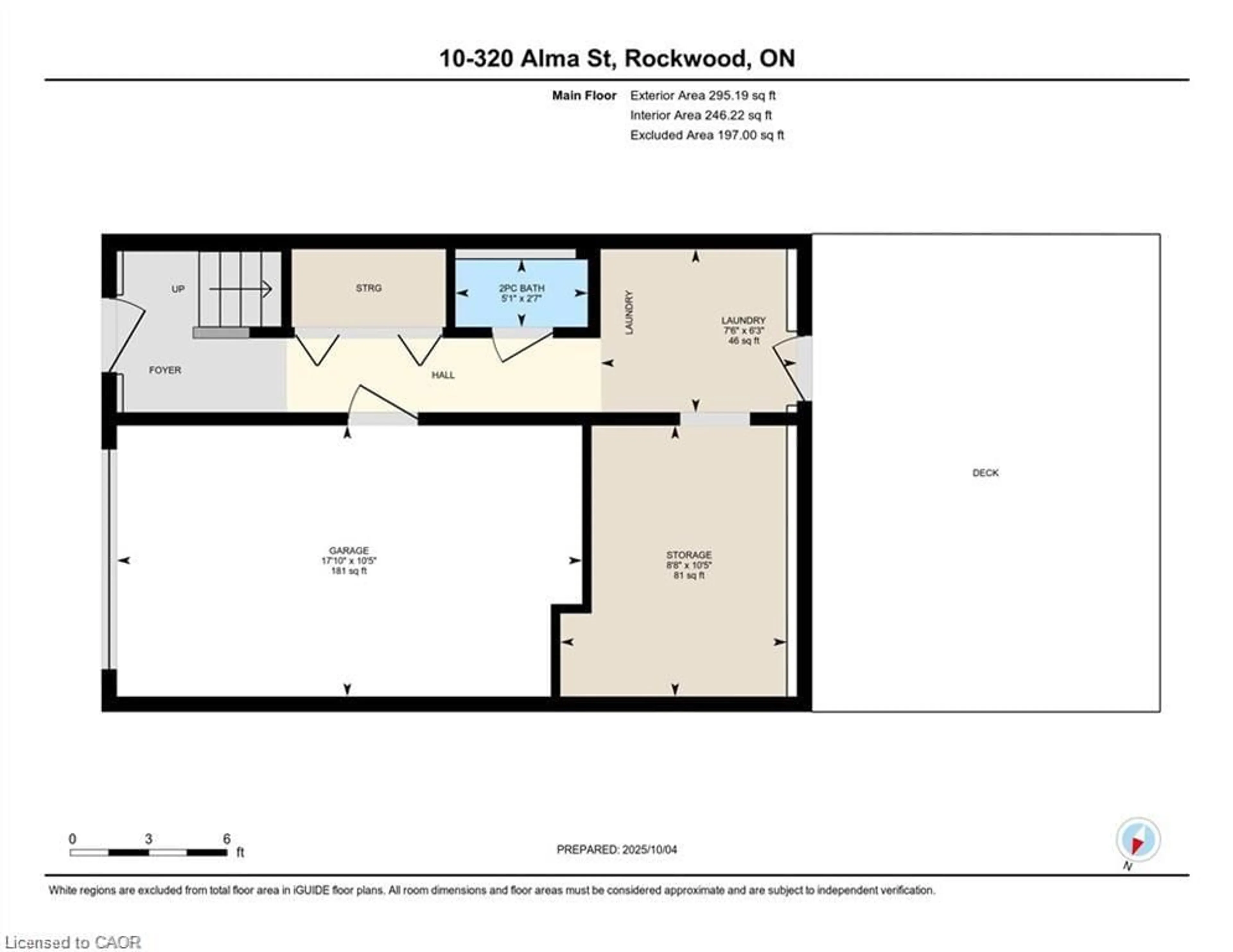 Floor plan for 320 Alma St #10, Rockwood Ontario N0B 2K0