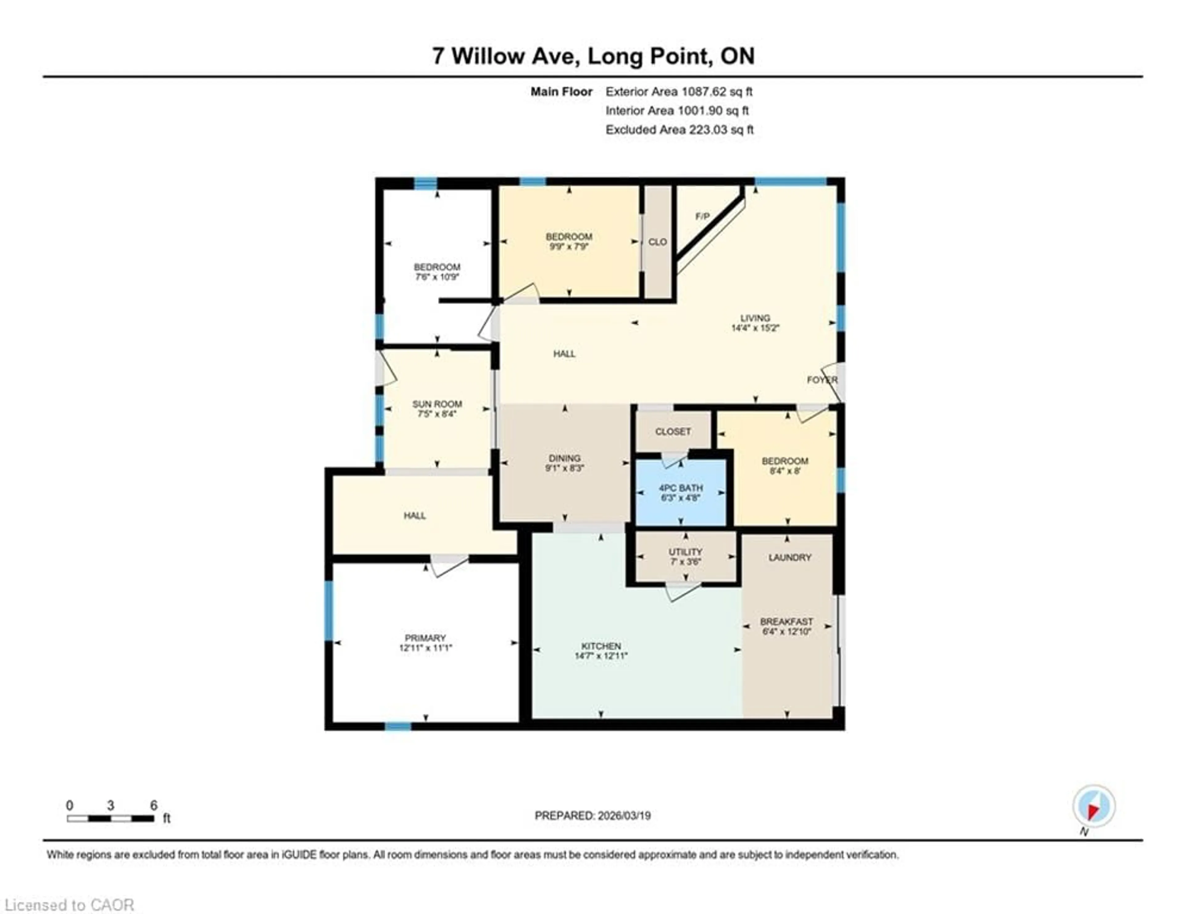 Floor plan for 7 Willow Ave, Port Rowan Ontario N0E 1M0